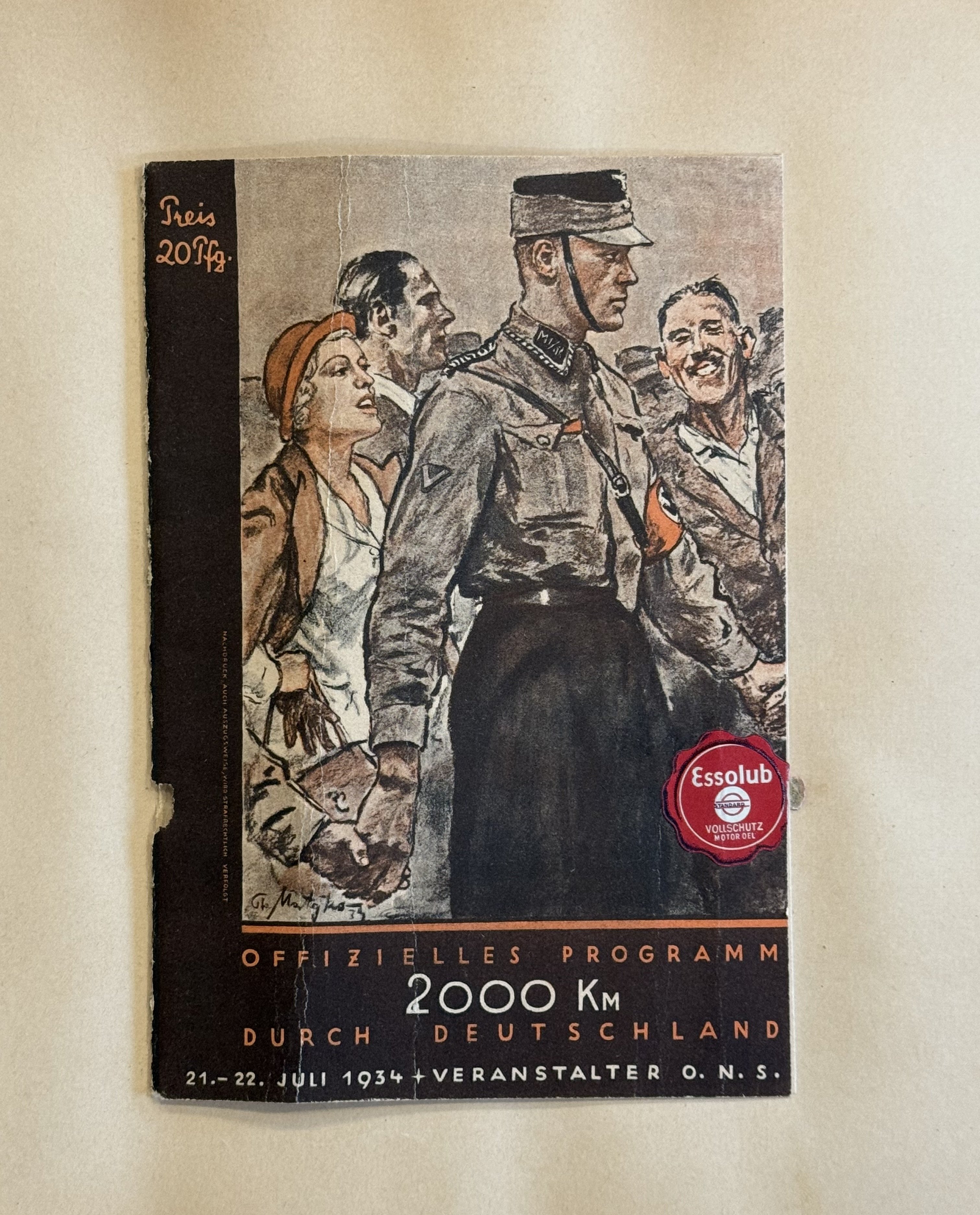 WWII SA MERCEDES BENZ RACE Team Photo album poster NSDAP — image 5