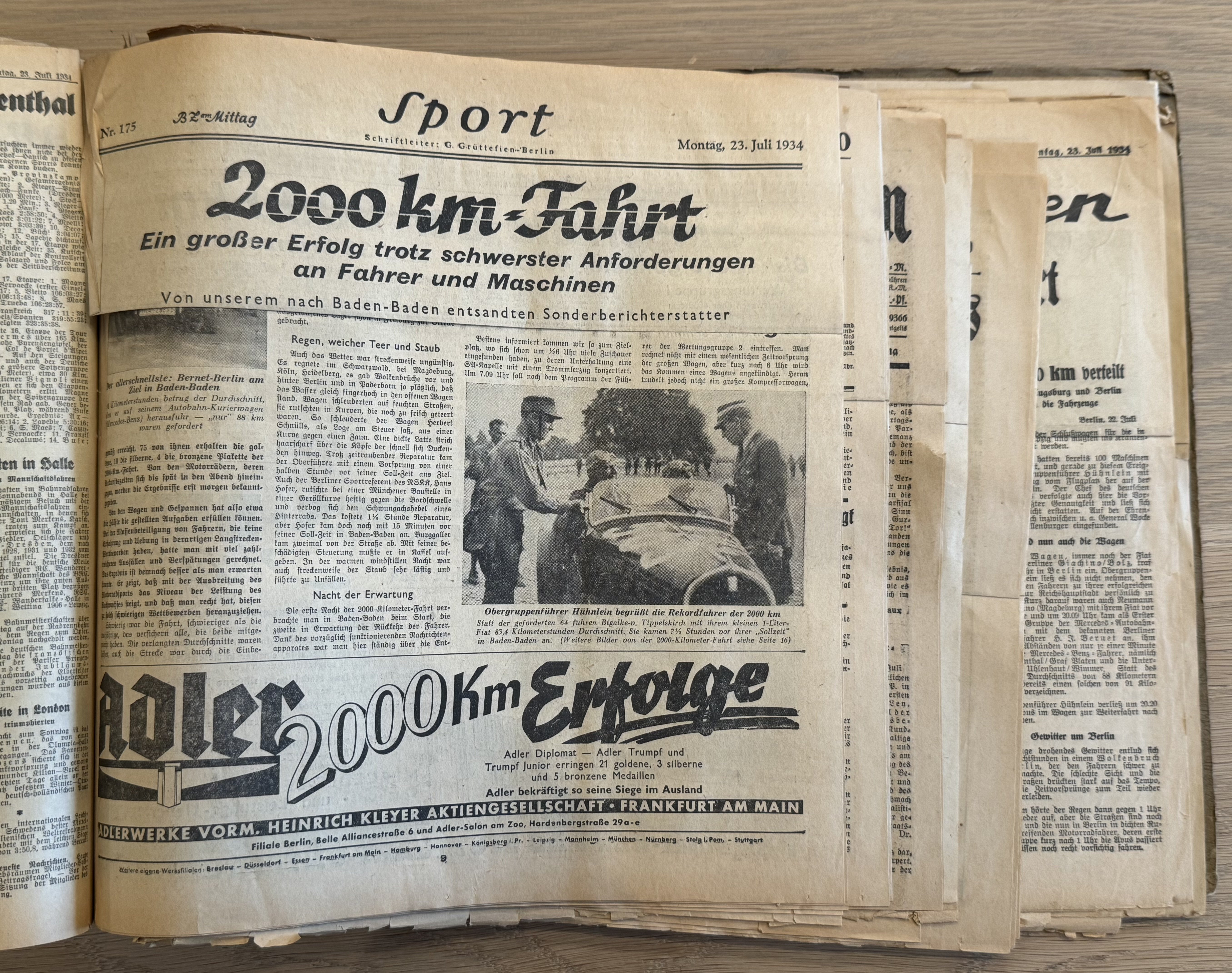 WWII SA MERCEDES BENZ RACE Team Photo album poster NSDAP — image 51