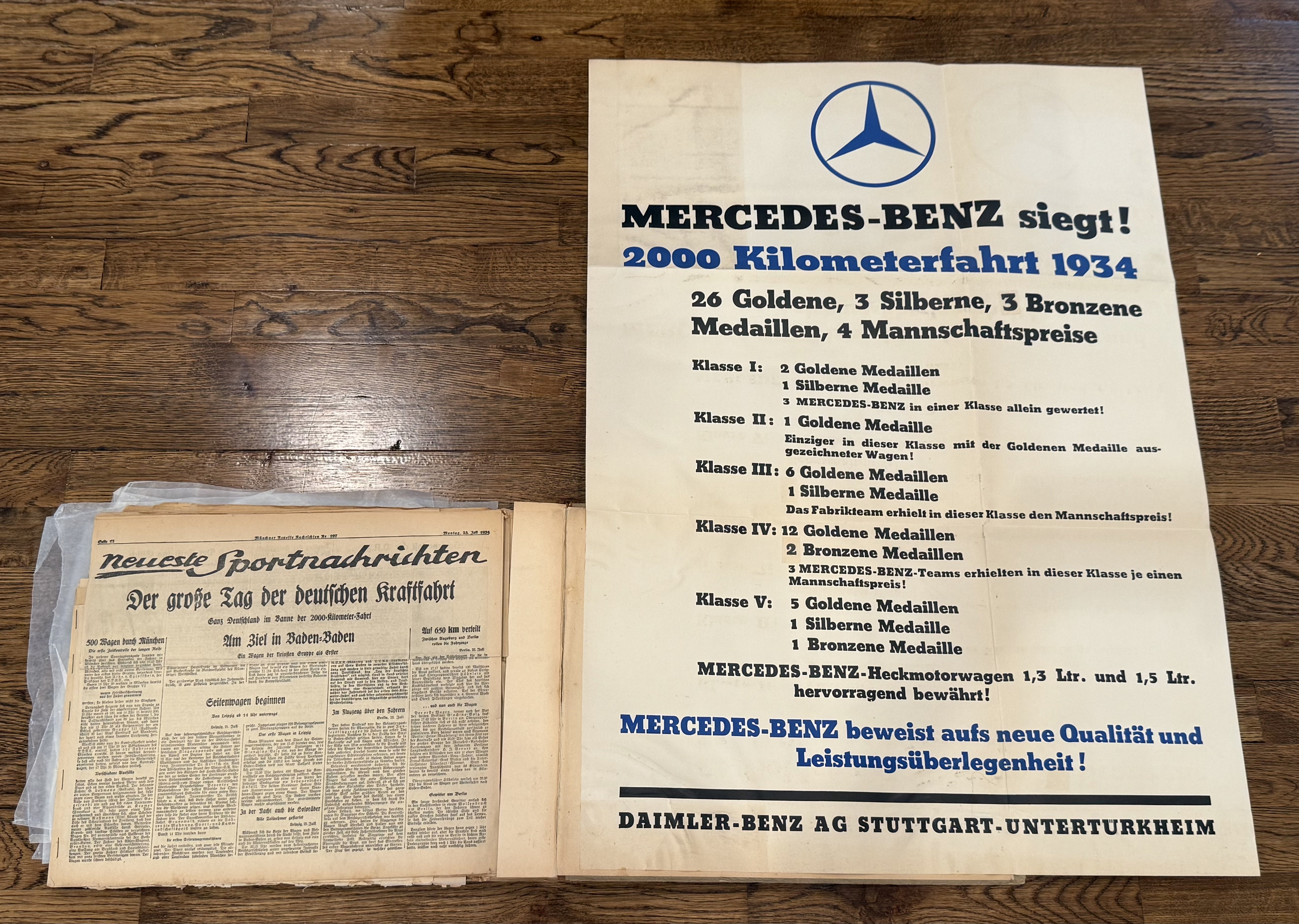 WWII SA MERCEDES BENZ RACE Team Photo album poster NSDAP — image 53