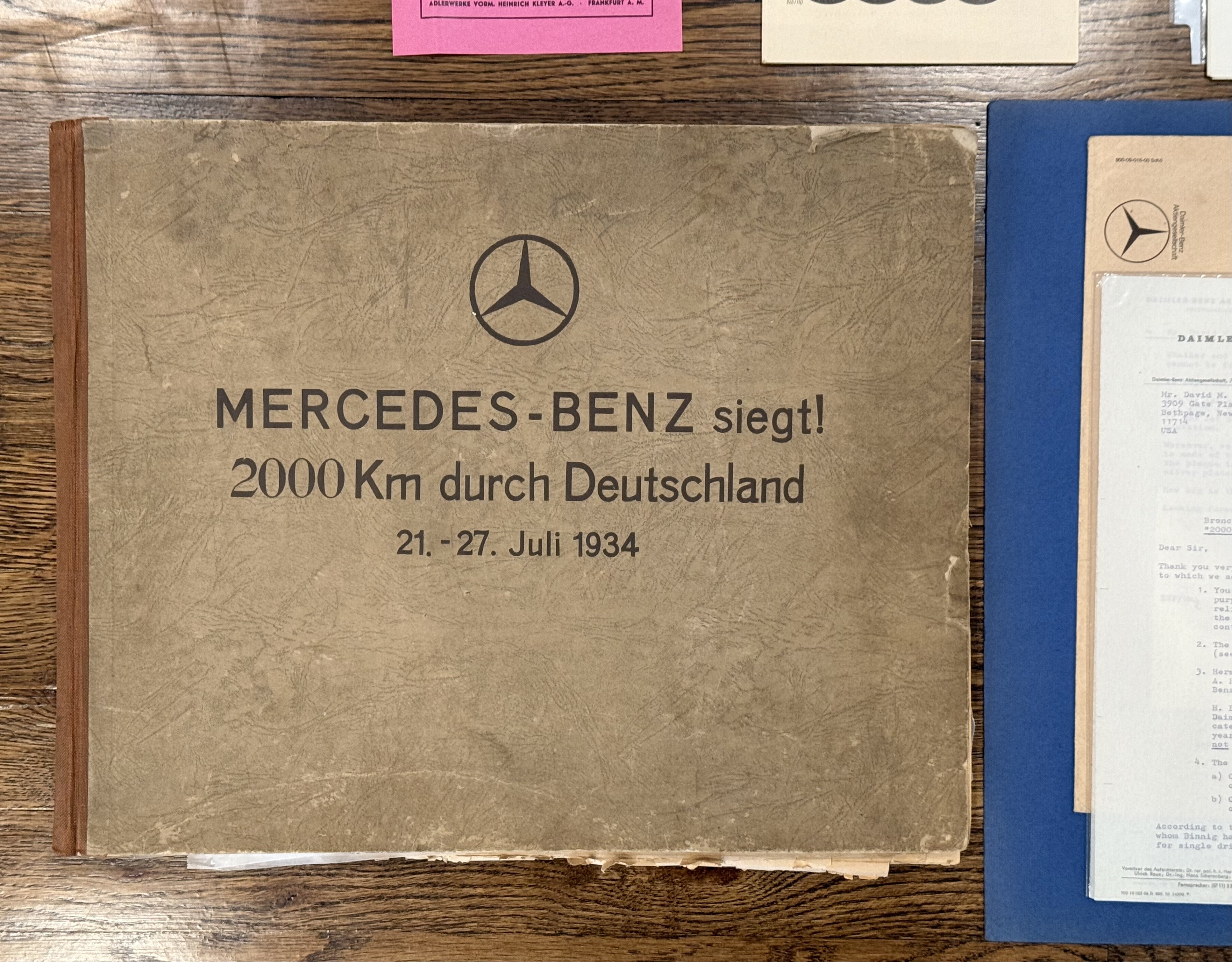 WWII SA MERCEDES BENZ RACE Team Photo album poster NSDAP — image 55