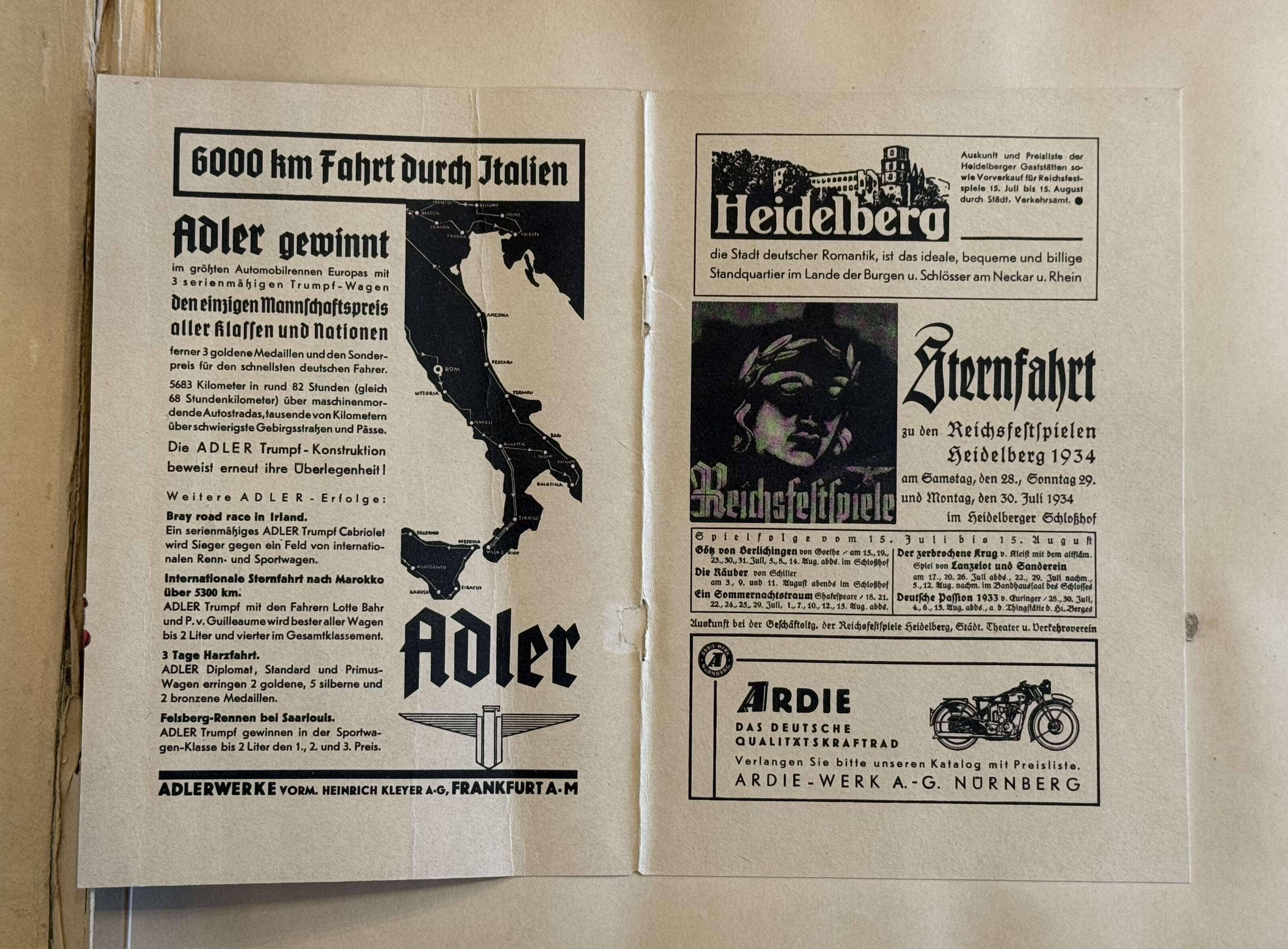 WWII SA MERCEDES BENZ RACE Team Photo album poster NSDAP — image 6