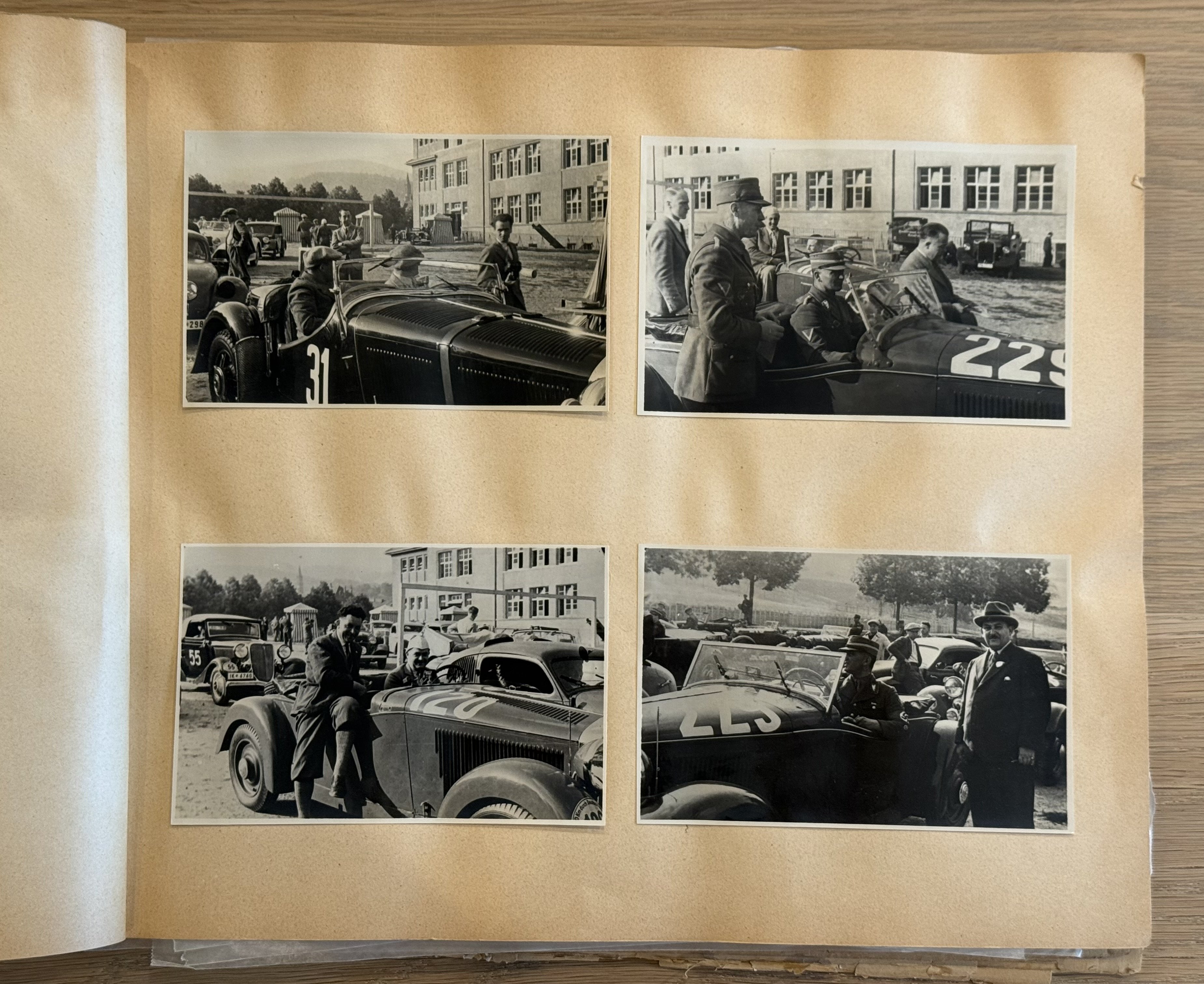 WWII SA MERCEDES BENZ RACE Team Photo album poster NSDAP — image 8