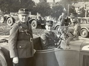 WWII SA MERCEDES BENZ RACE Team Photo album poster NSDAP