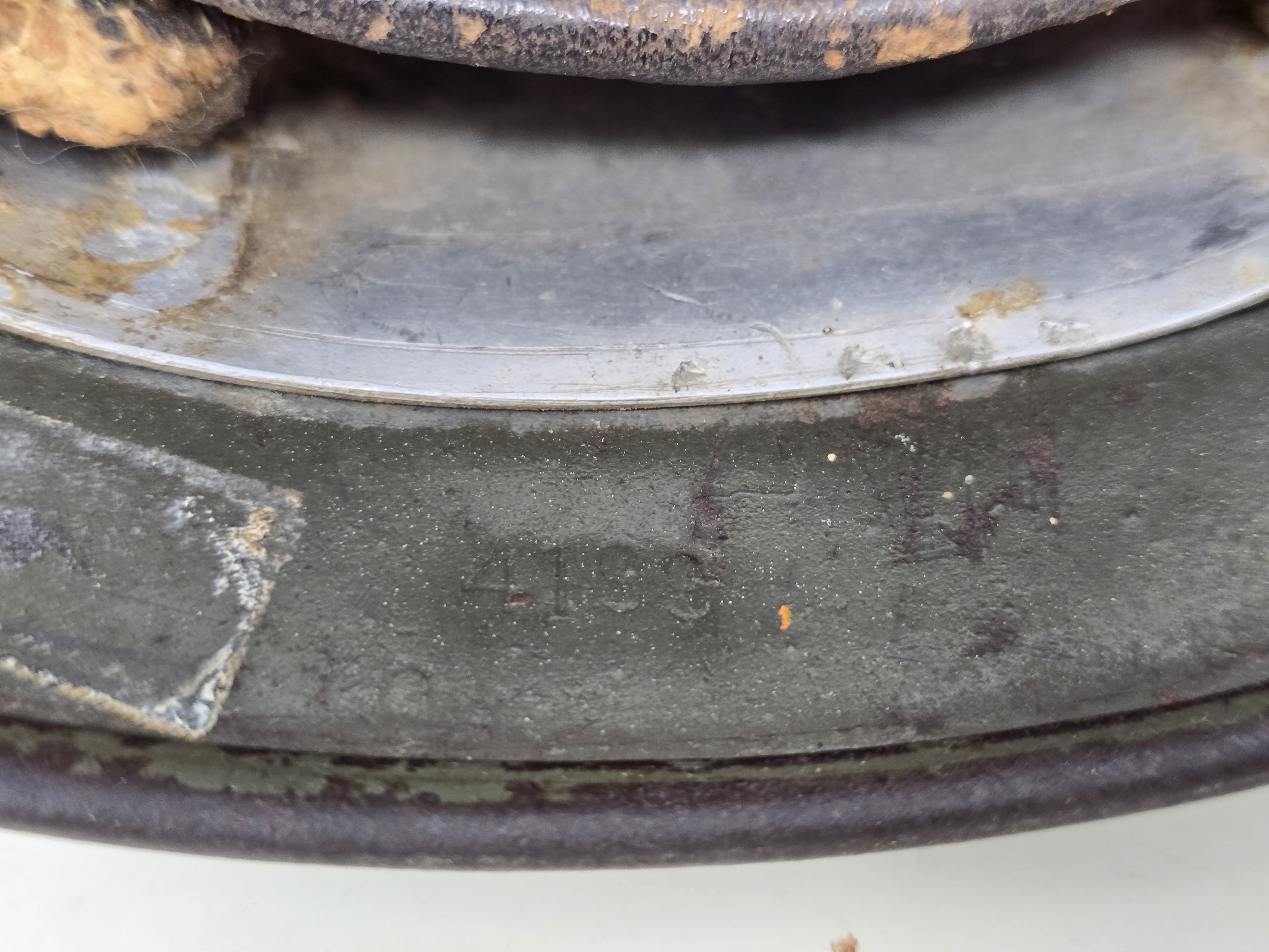 Ultra Rare Double Decal M38 FJ Helmet — image 12