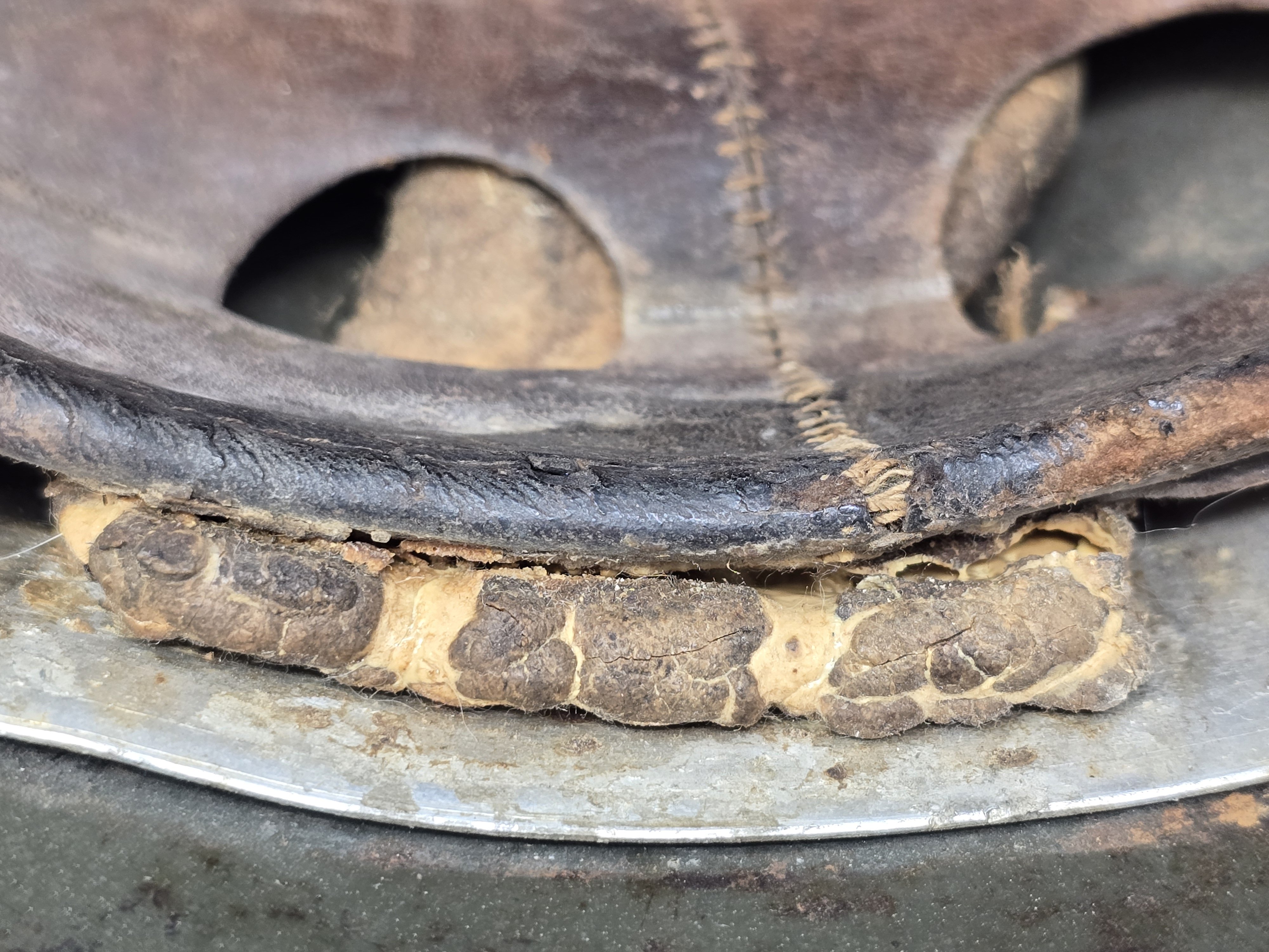 Ultra Rare Double Decal M38 FJ Helmet — image 16