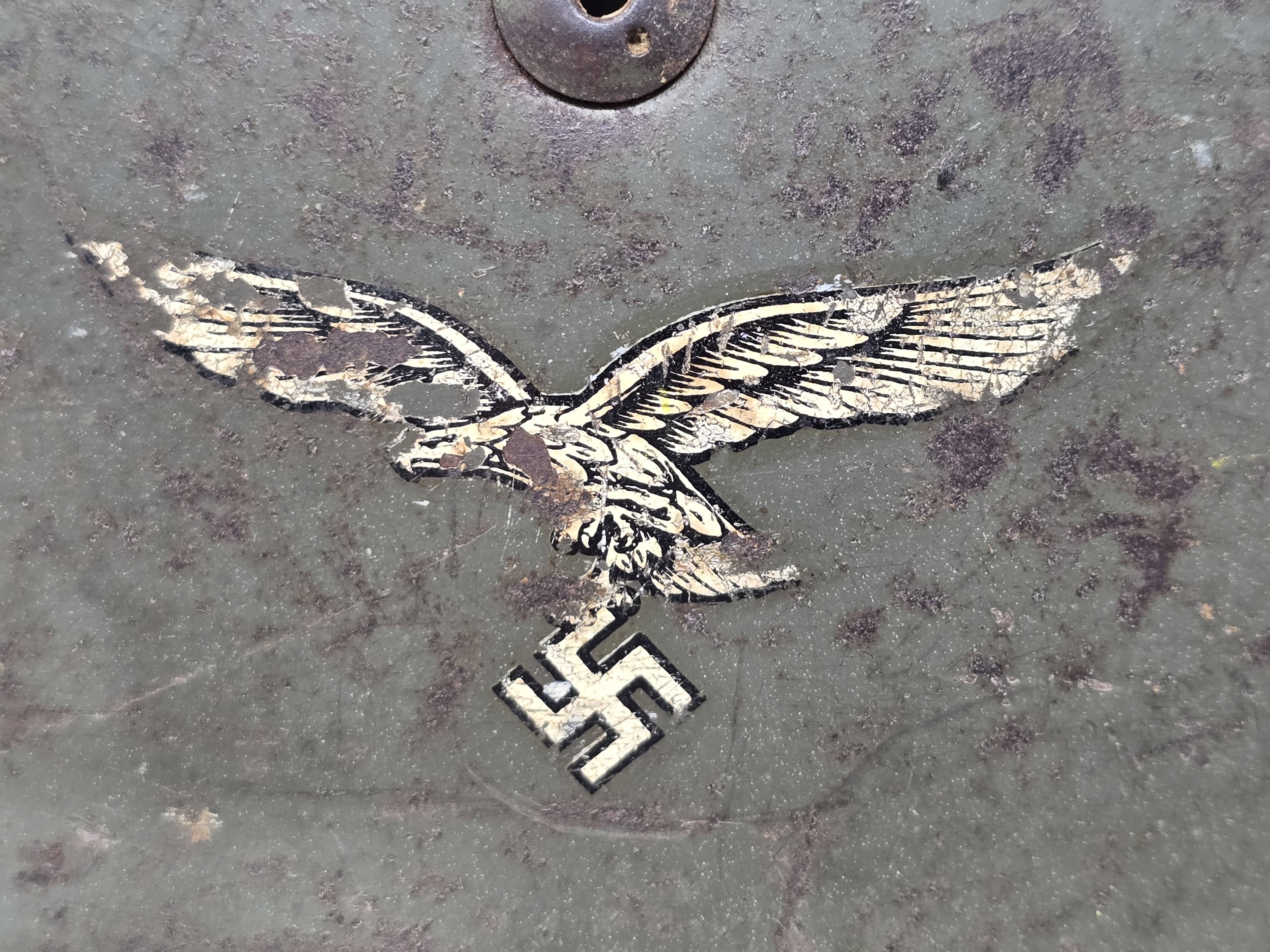 Ultra Rare Double Decal M38 FJ Helmet — image 2