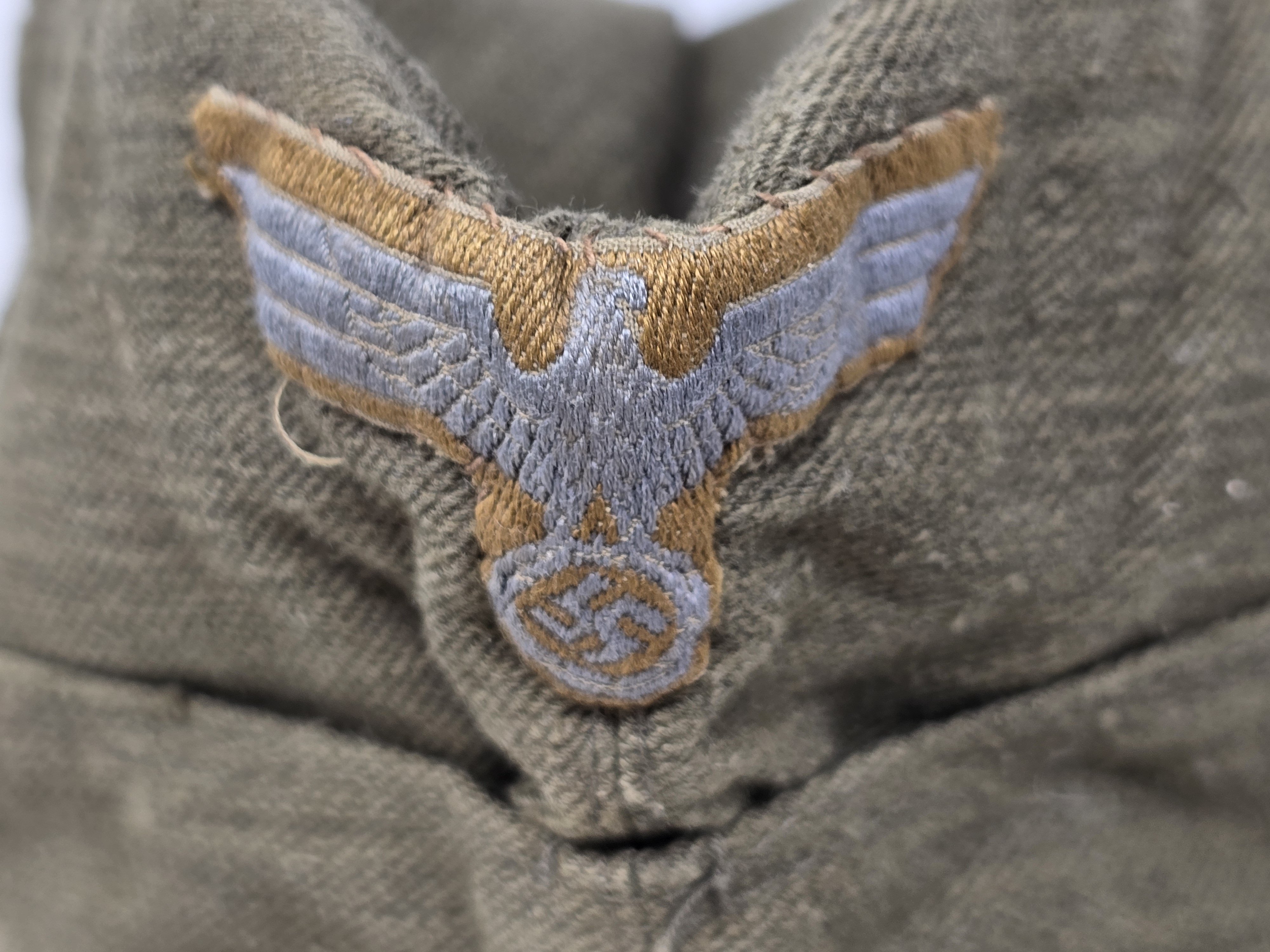 Mid-War Heer Tropical EM Schiffchen Feldmütze — image 2