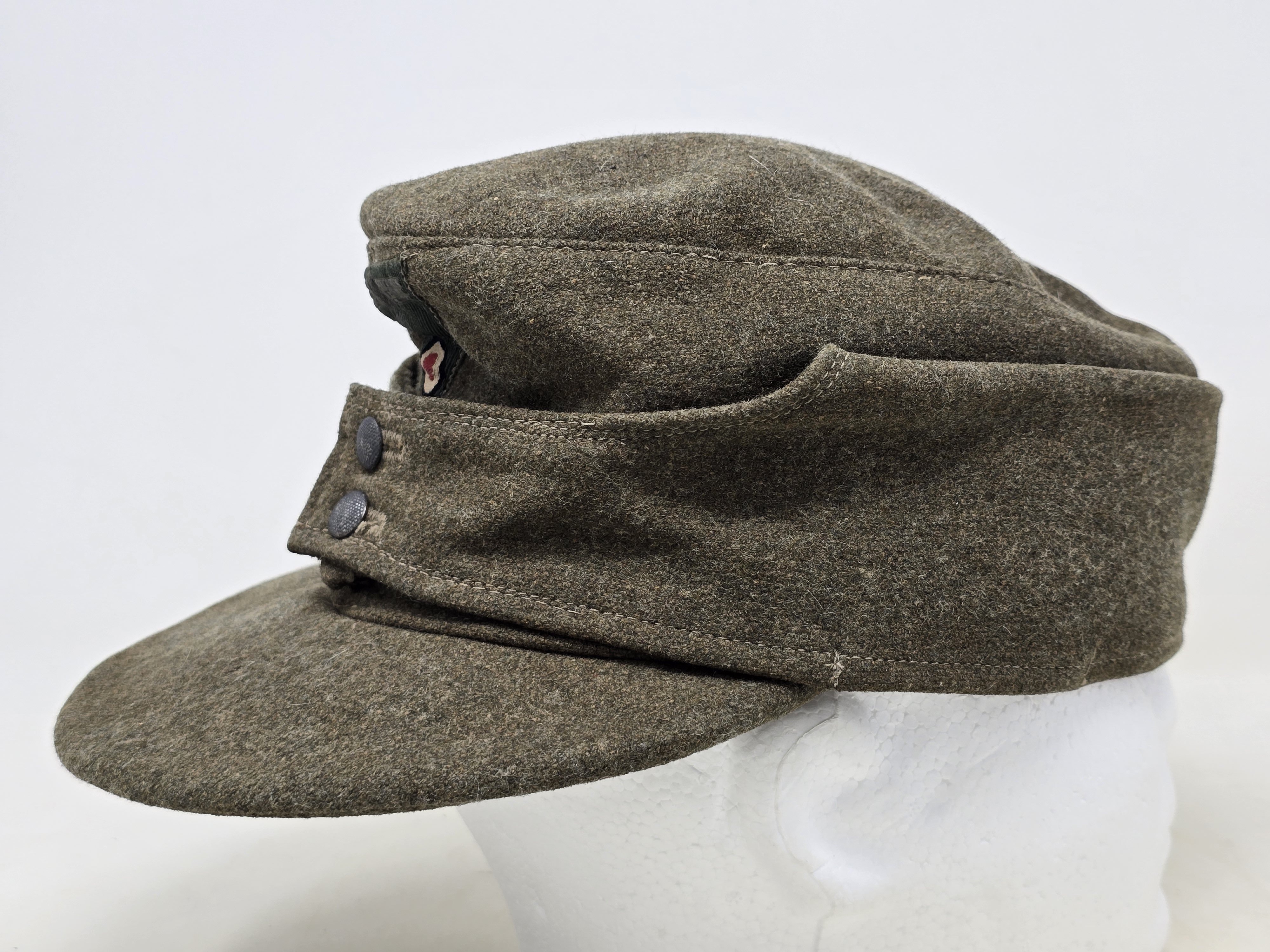 Excellent combat-worn Wehrmacht Heer M43 Cap — image 3