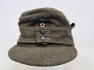 Excellent combat-worn Wehrmacht Heer M43 Cap