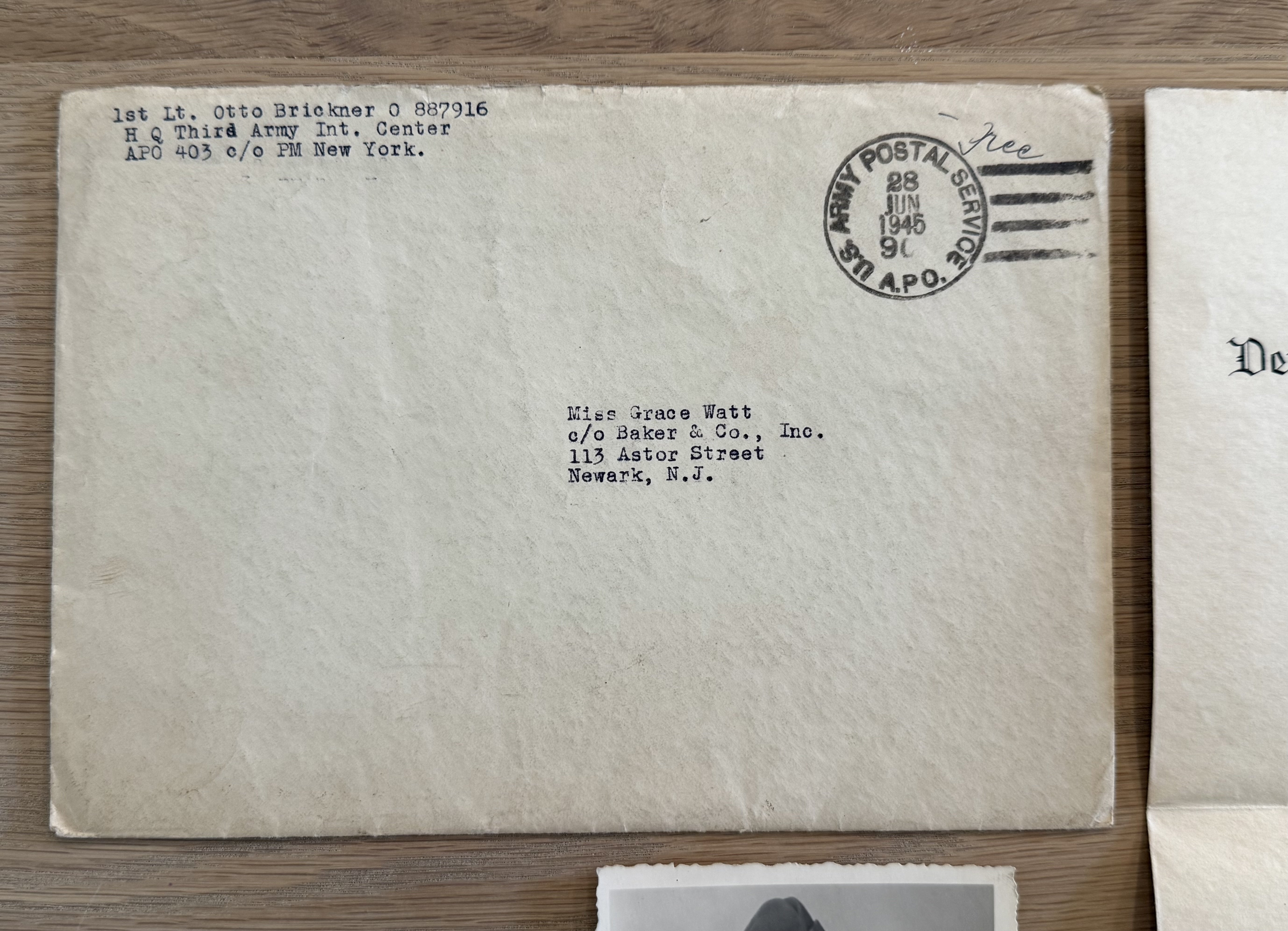US VET Letter Home on REICHSMARSCHALL Goering Stationary — image 2