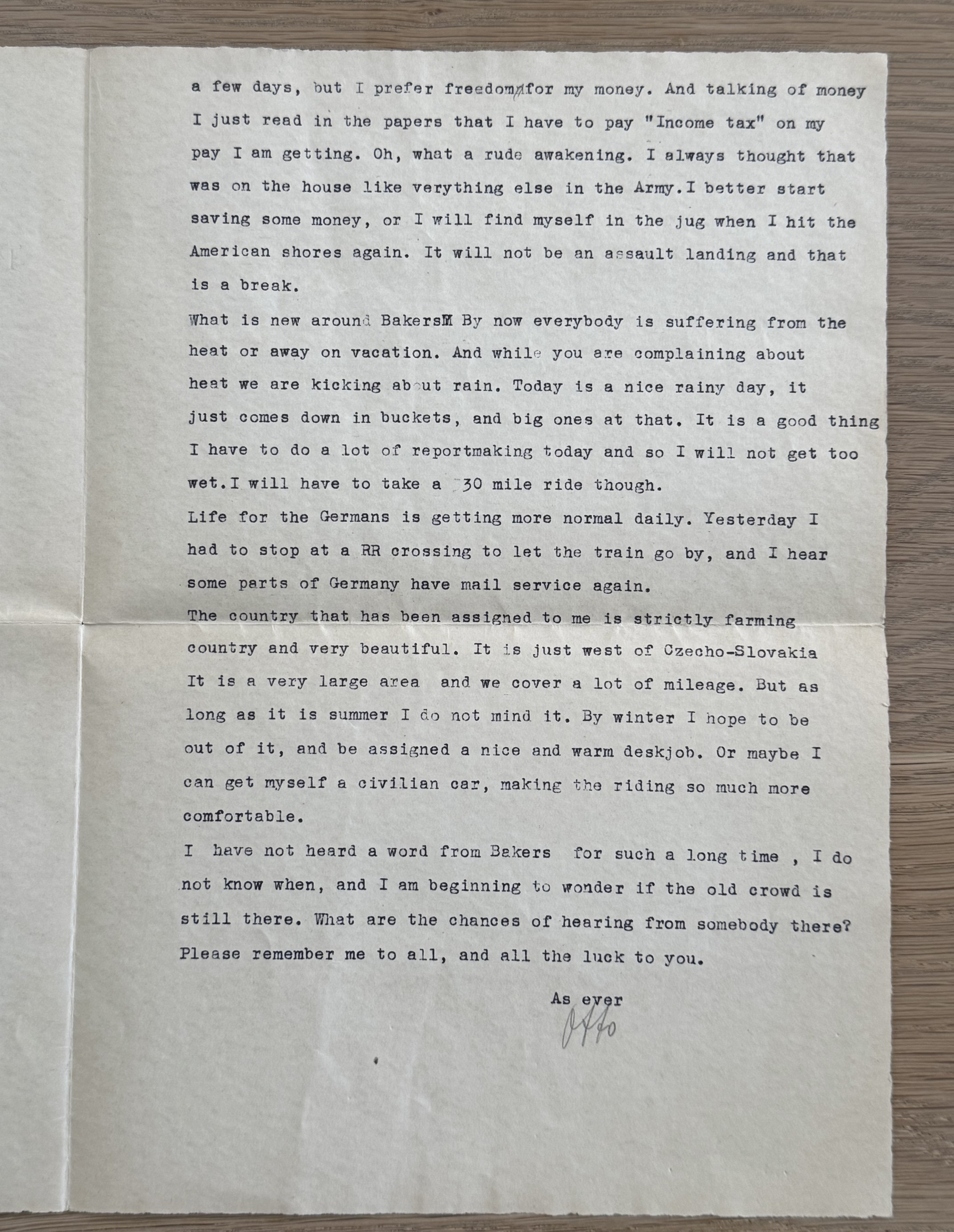 US VET Letter Home on REICHSMARSCHALL Goering Stationary — image 8