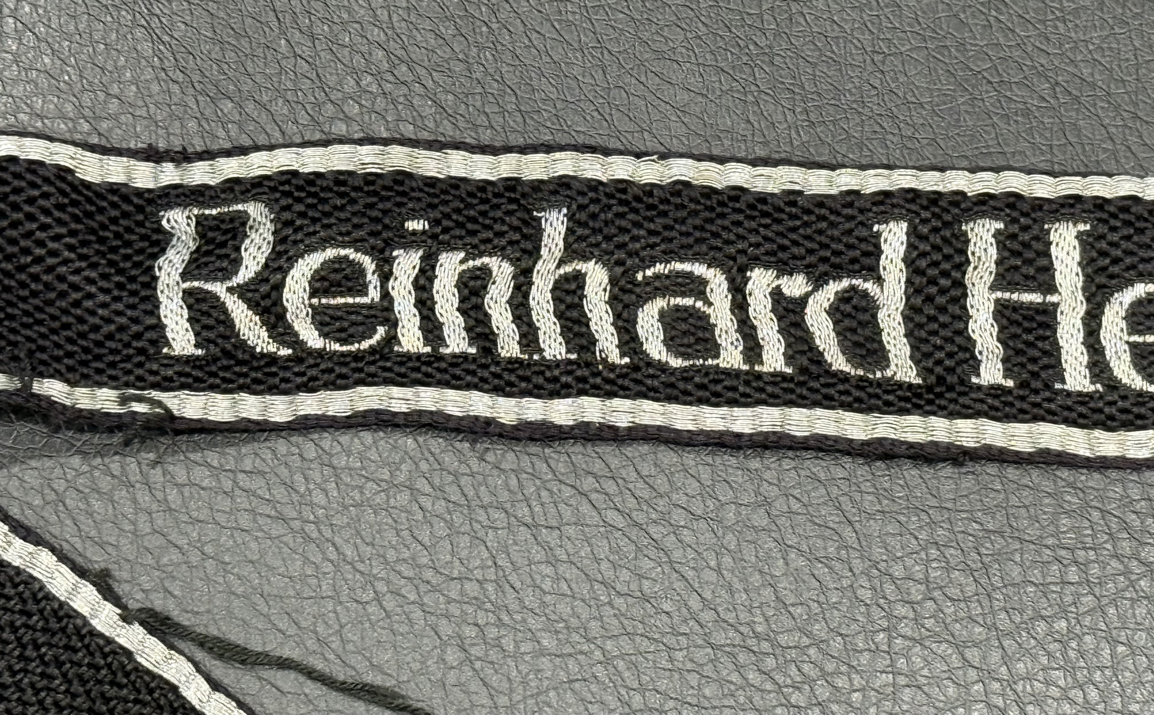 SS Reinhard Heydrich Flatwire Cuff Title Uniform Removed — image 6