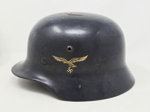 Excellent Luftwaffe M35 Double Decal Helmet
