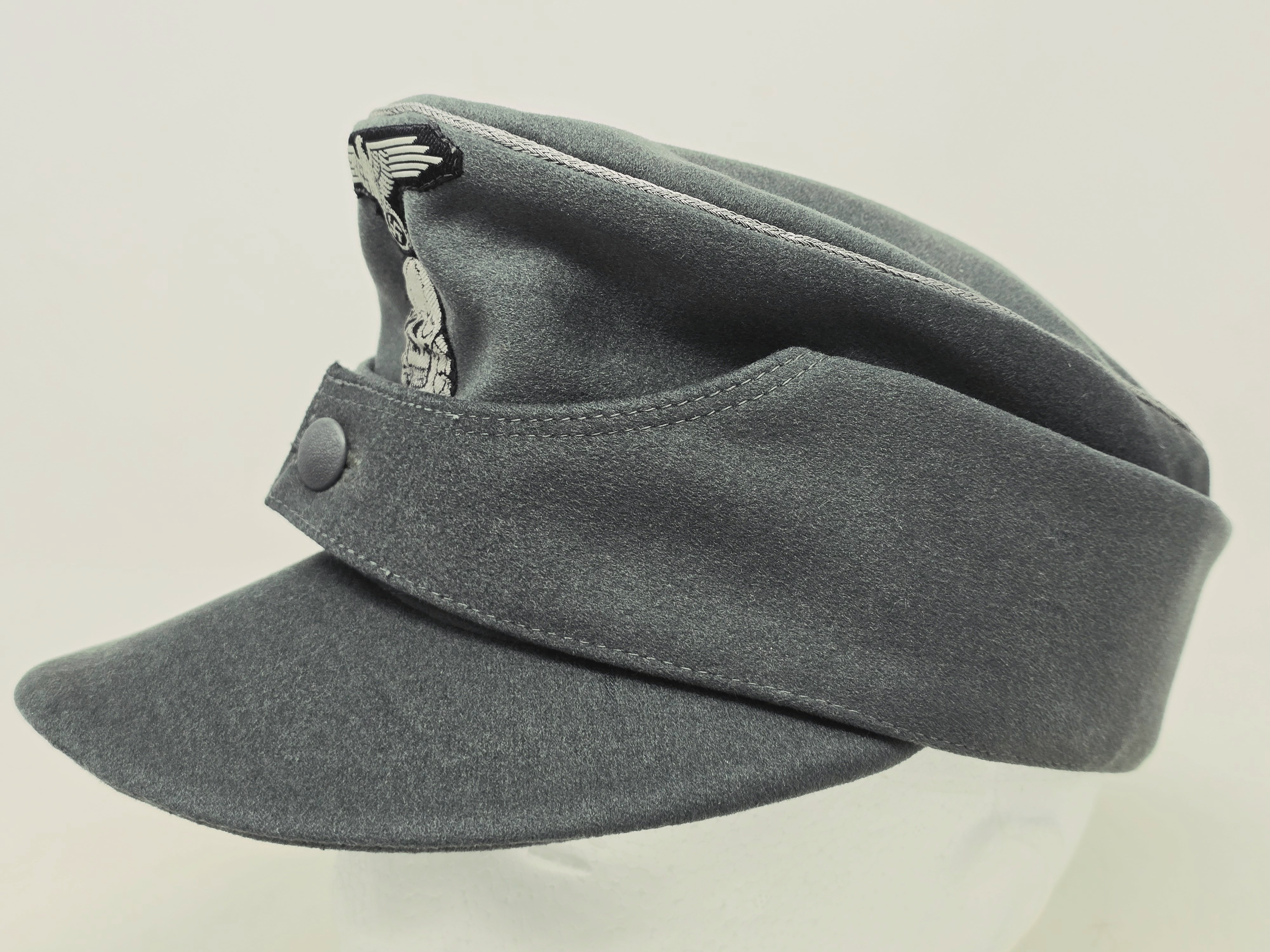 SS Officer's Doeskin Custom Tailored M43 Cap, General's Quality! — image 10