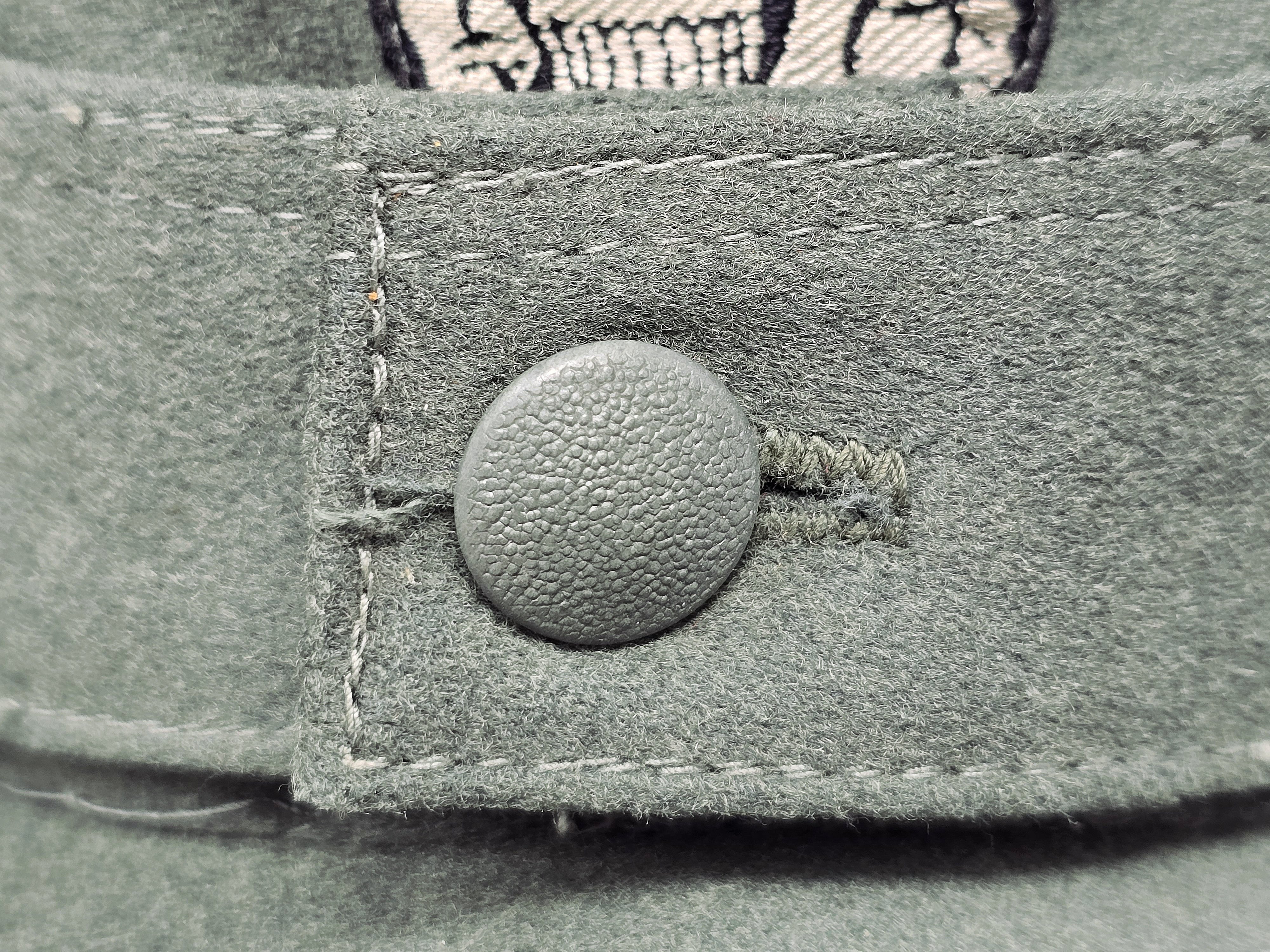 SS Officer's Doeskin Custom Tailored M43 Cap, General's Quality! — image 11