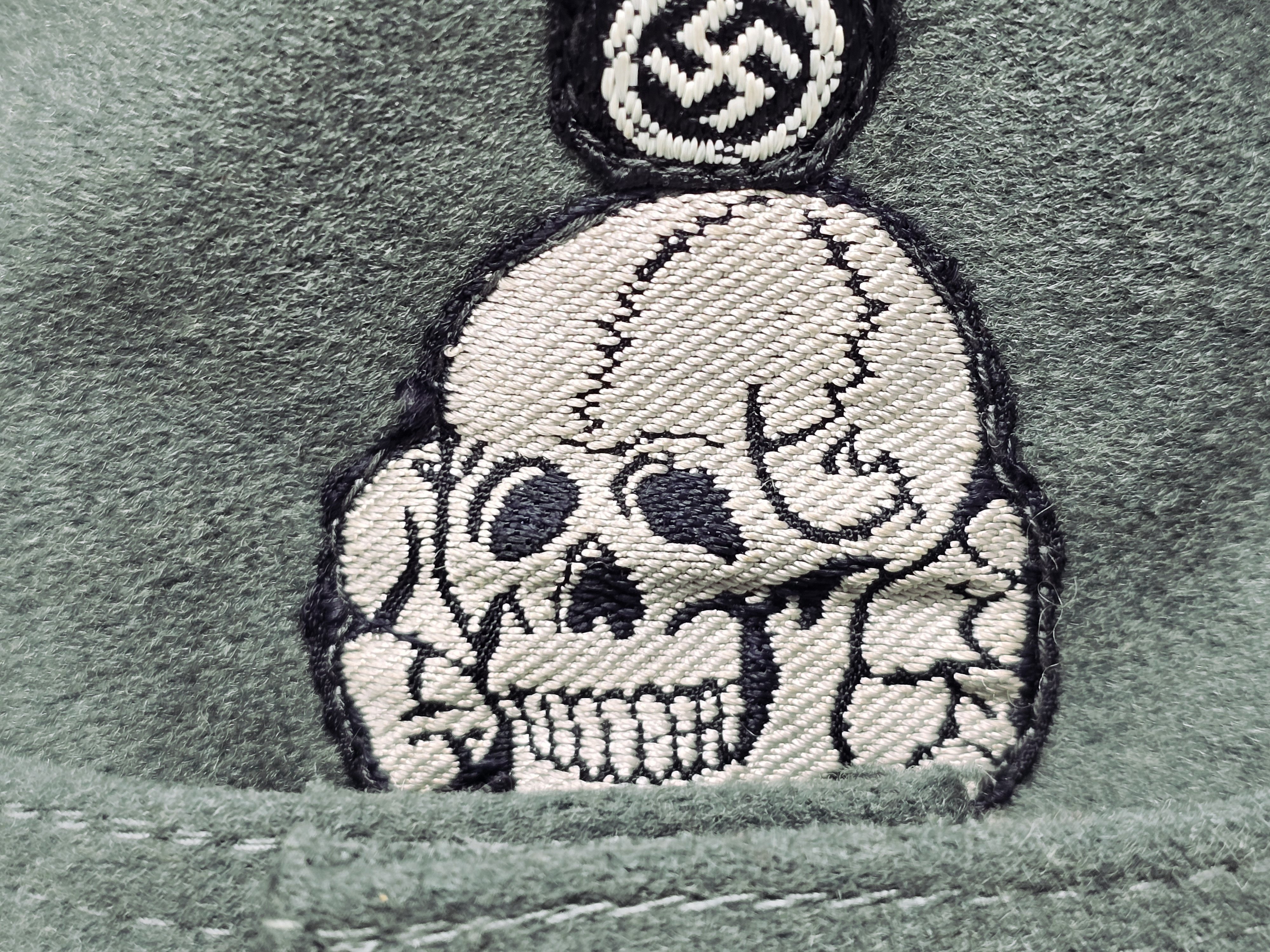 SS Officer's Doeskin Custom Tailored M43 Cap, General's Quality! — image 12