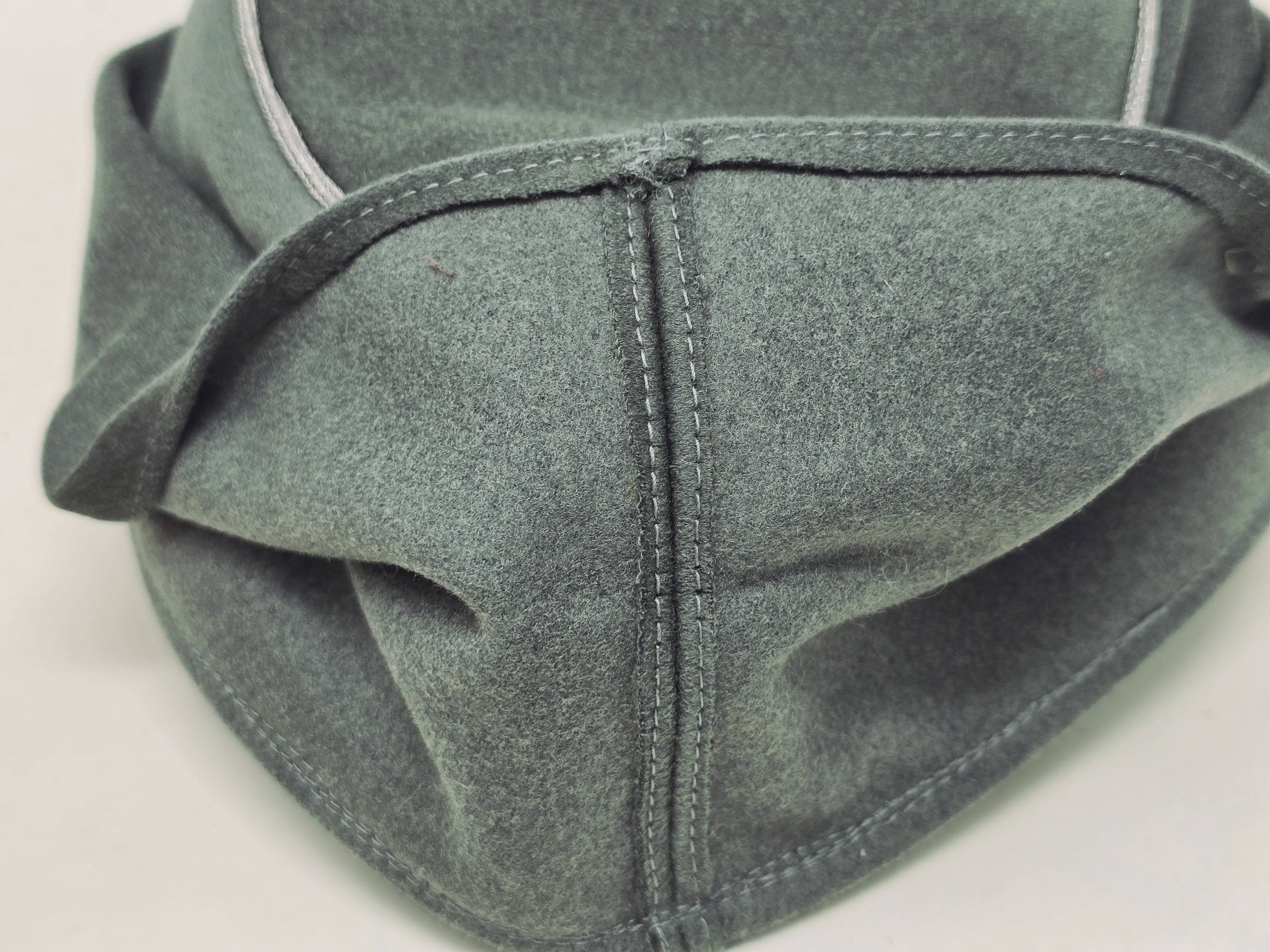 SS Officer's Doeskin Custom Tailored M43 Cap, General's Quality! — image 2