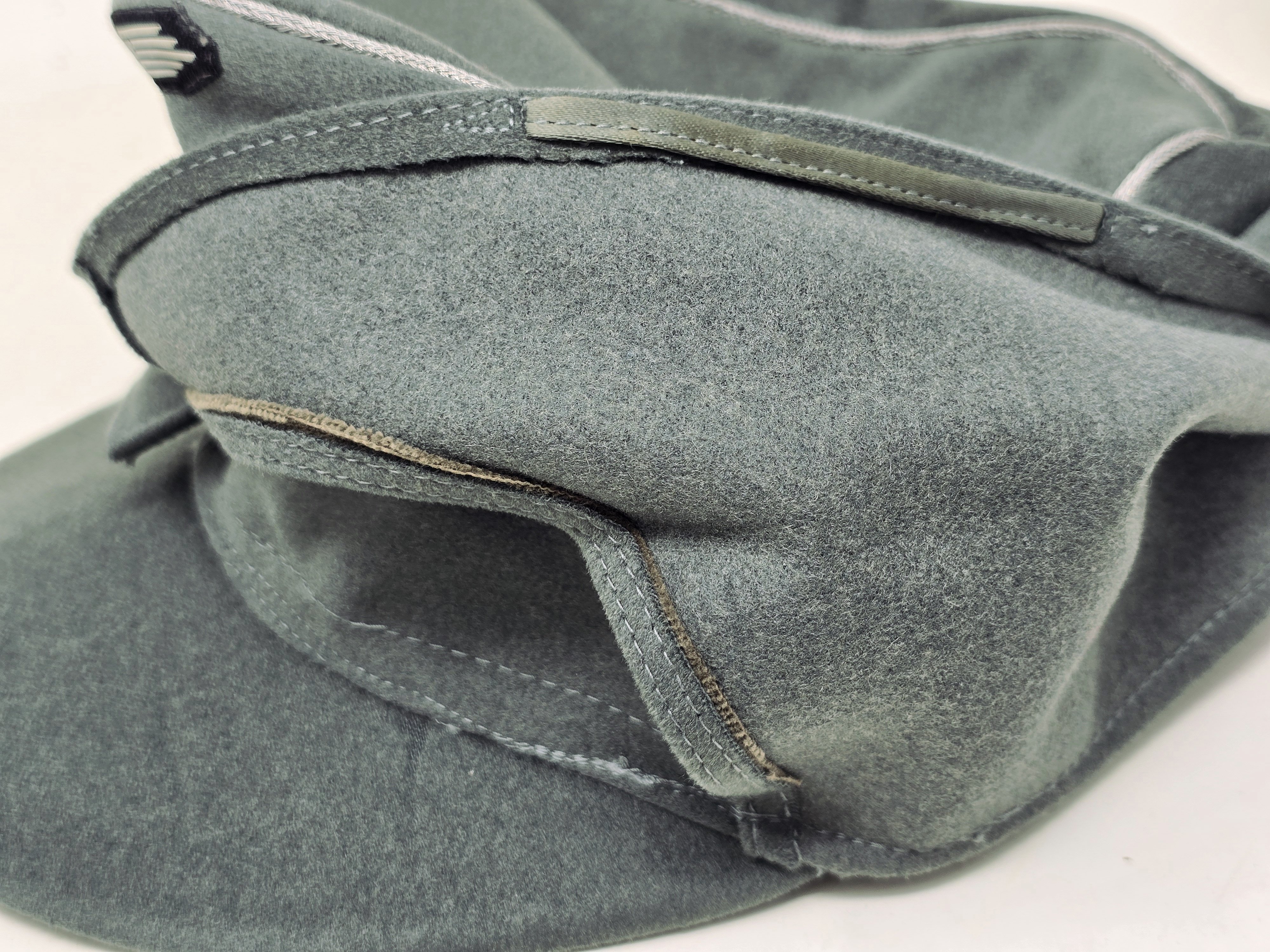 SS Officer's Doeskin Custom Tailored M43 Cap, General's Quality! — image 3