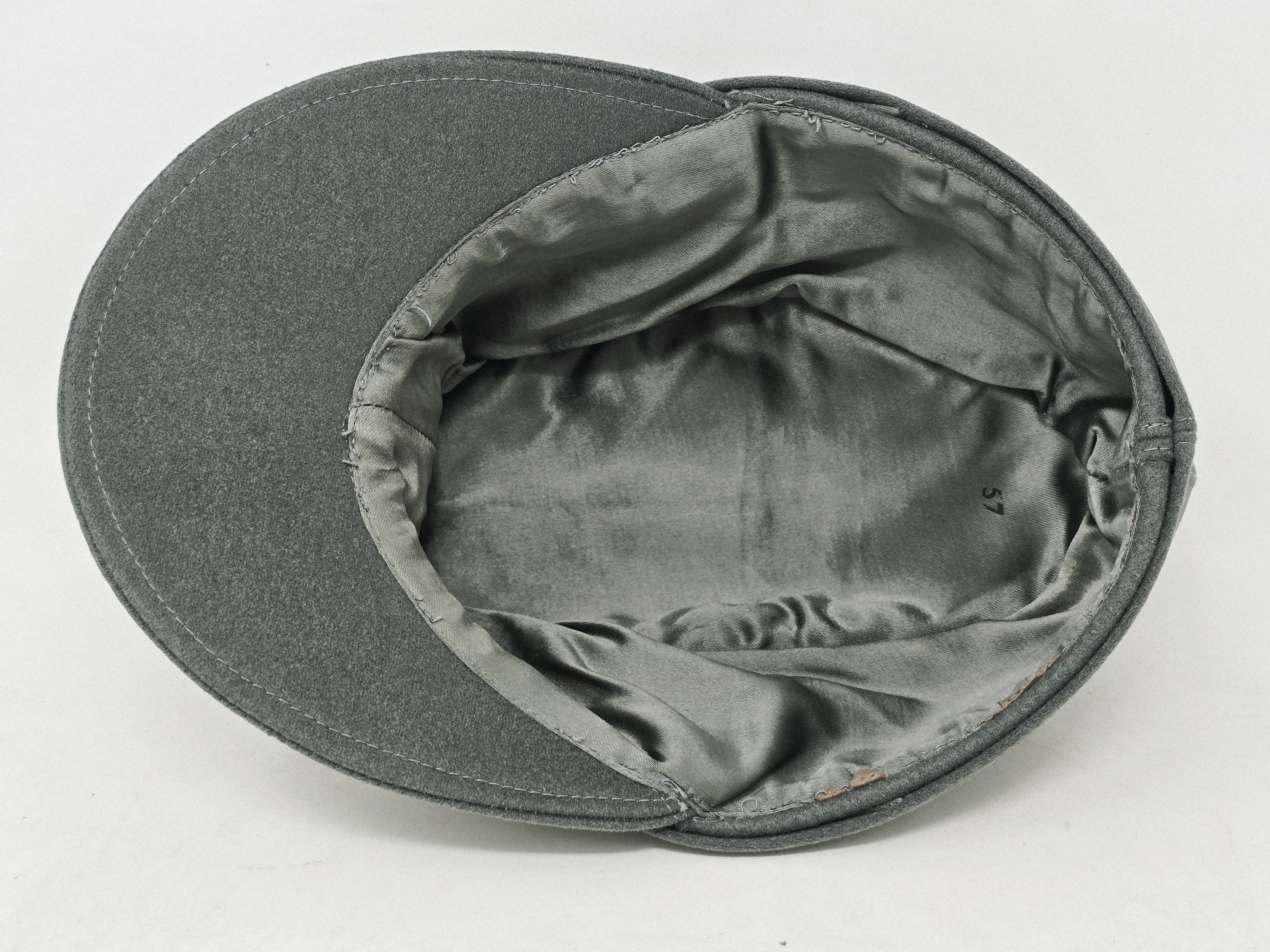 SS Officer's Doeskin Custom Tailored M43 Cap, General's Quality! — image 6