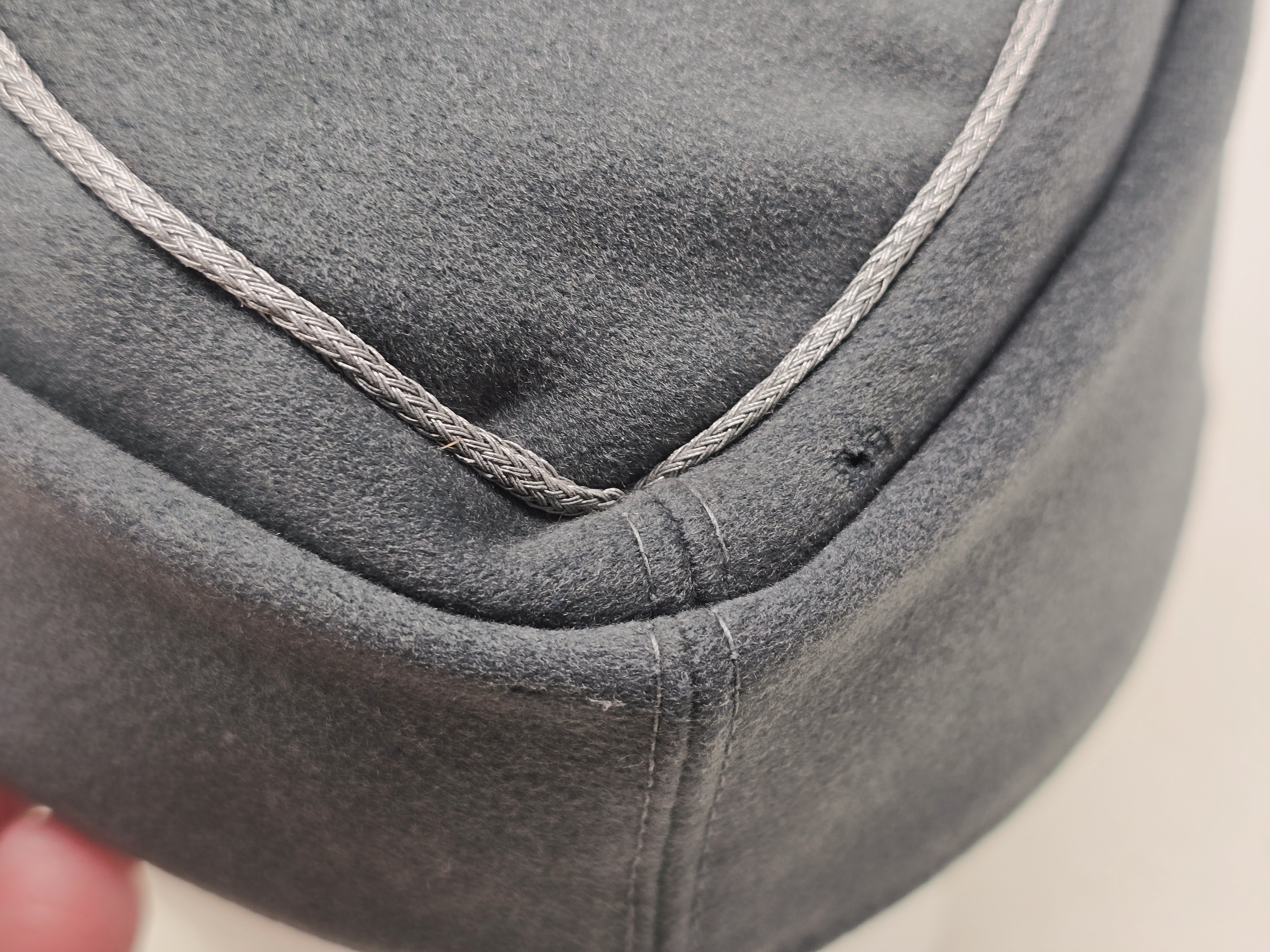 SS Officer's Doeskin Custom Tailored M43 Cap, General's Quality! — image 9