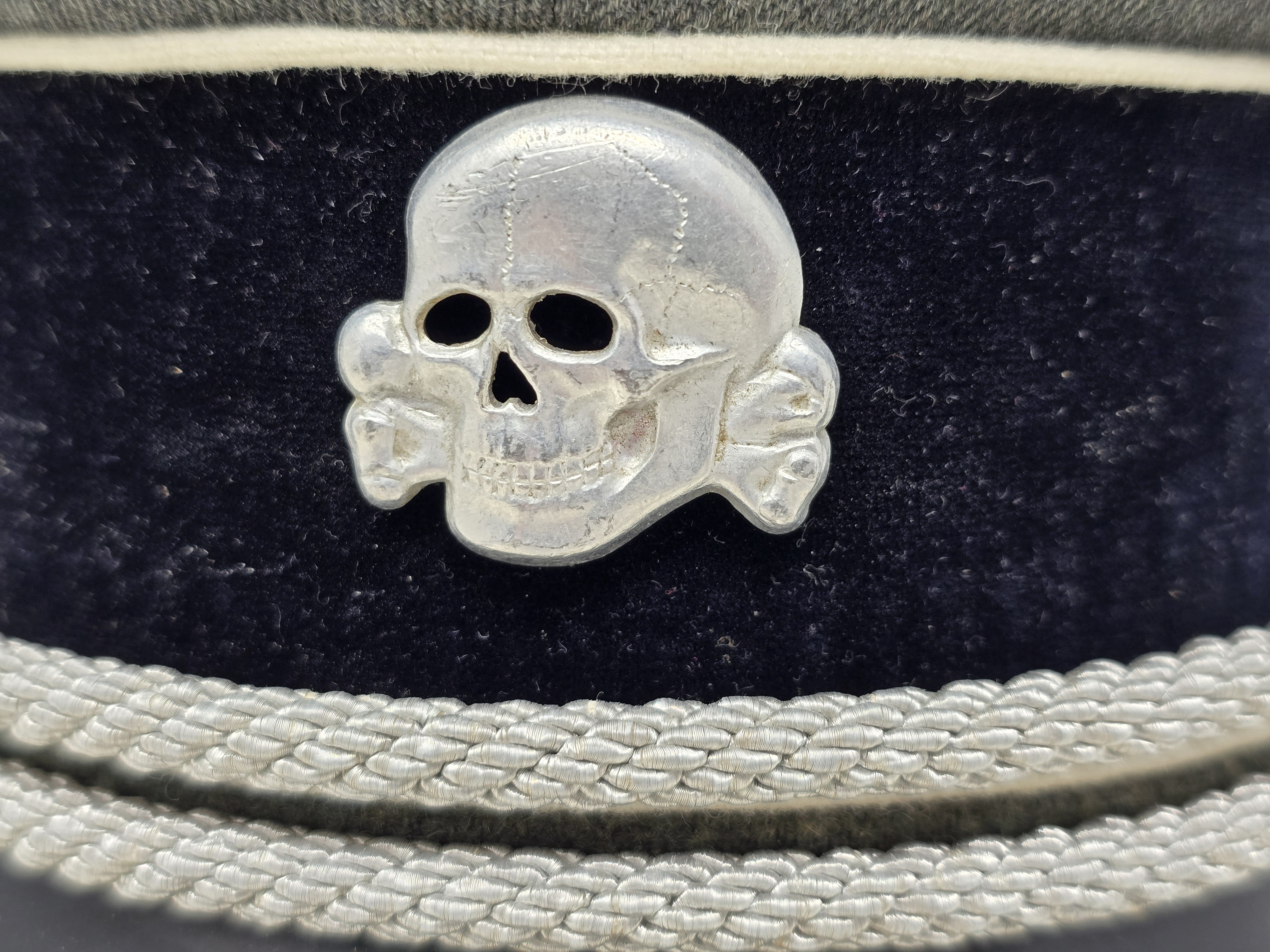 Stone Mint Waffen-SS Officer's Visor Cap — image 2