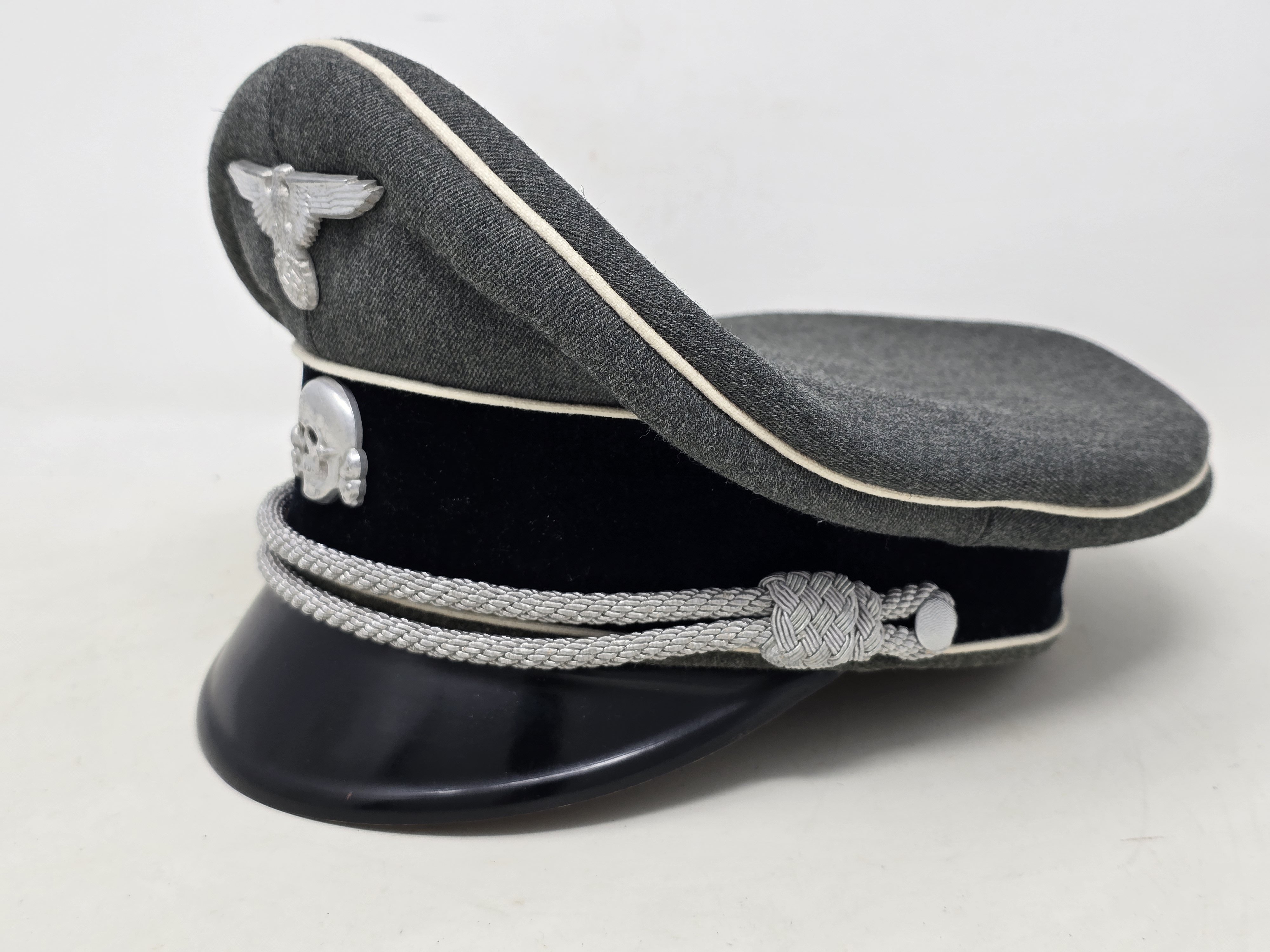 Stone Mint Waffen-SS Officer's Visor Cap — image 5
