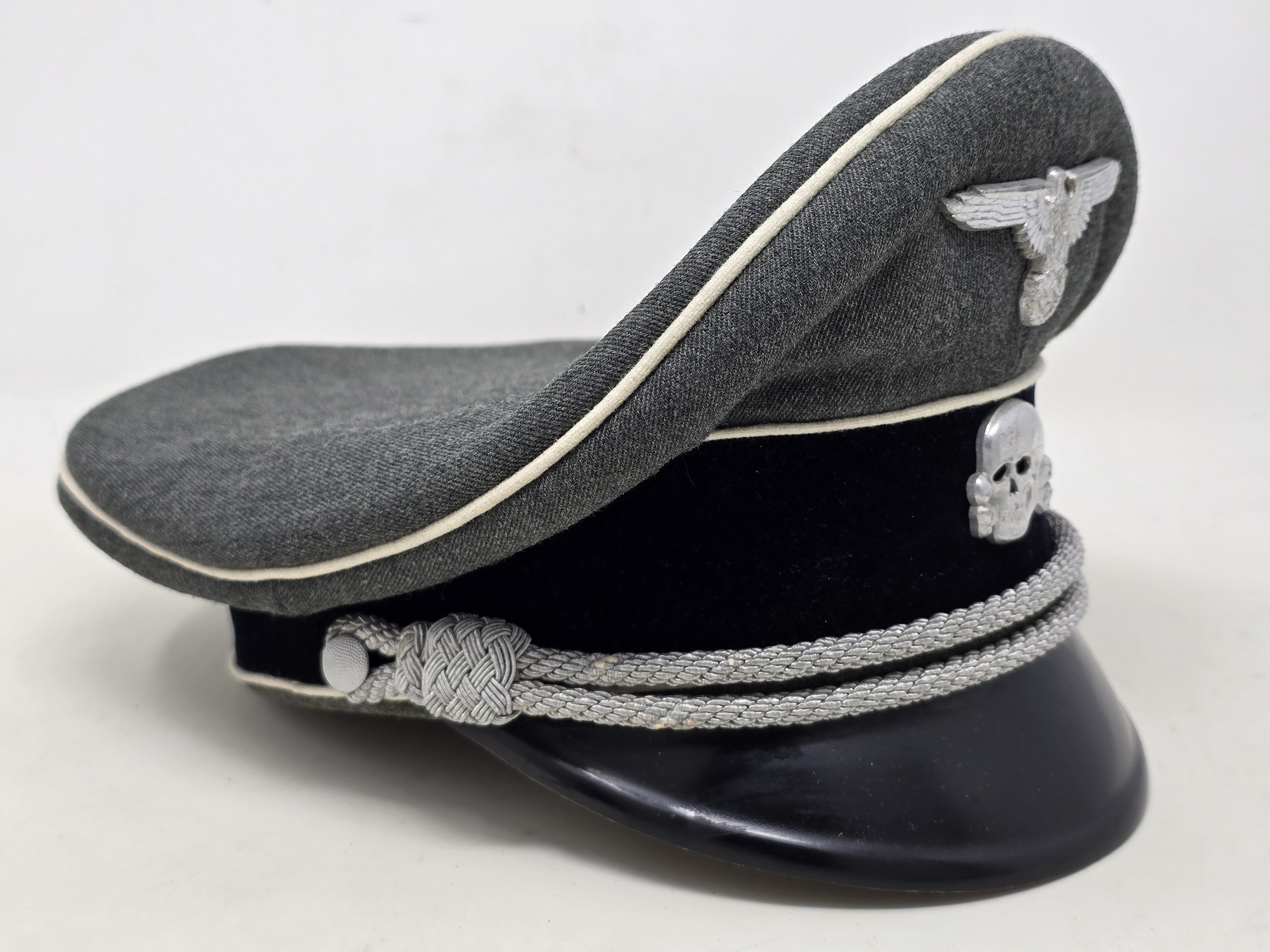 Stone Mint Waffen-SS Officer's Visor Cap — image 6