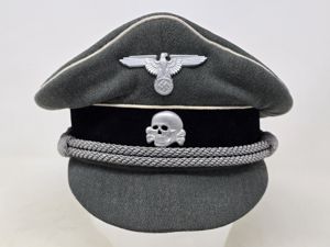 Incredible, Unissued M40 Waffen-SS Crusher Cap