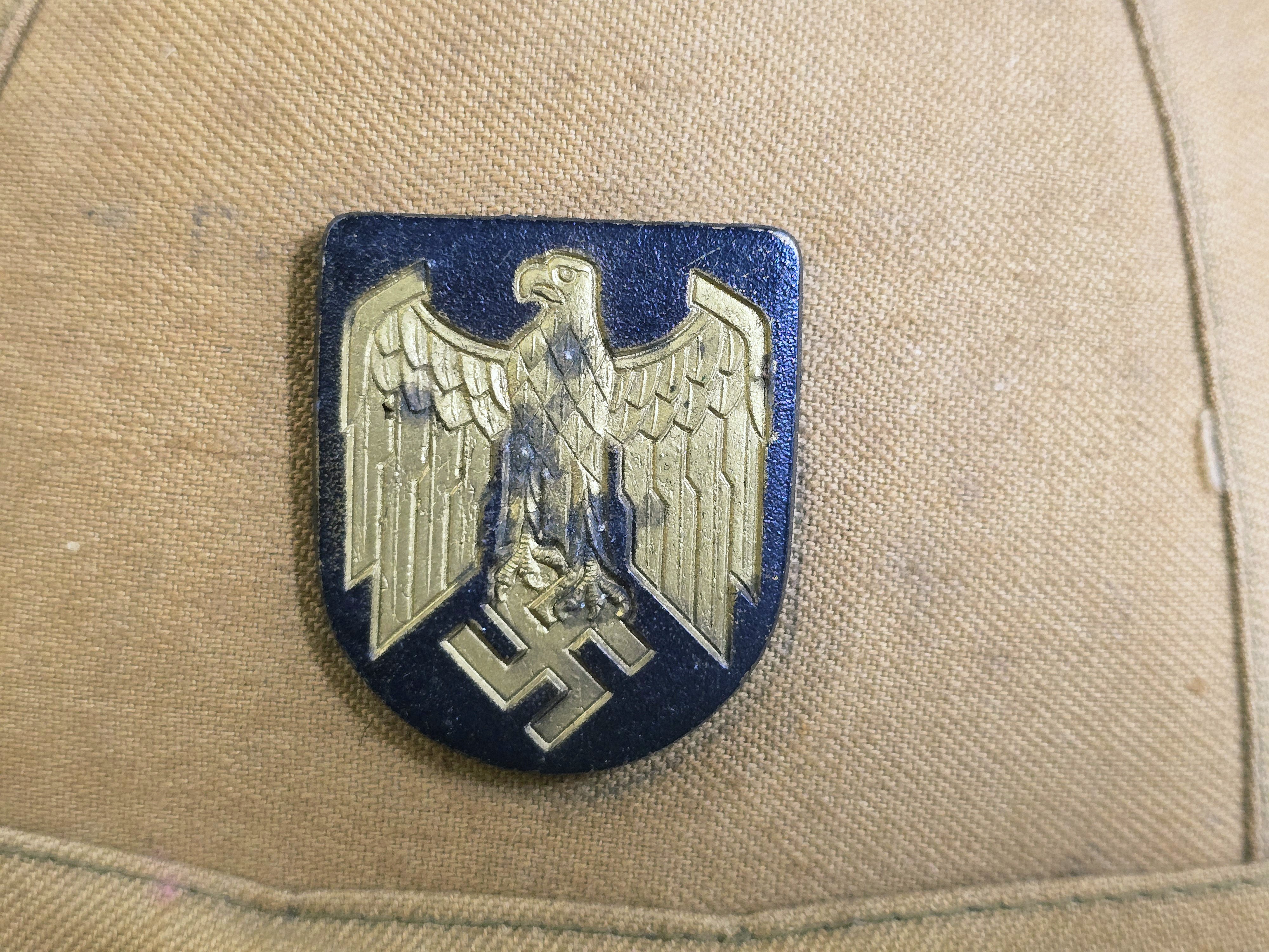 Kriegsmarine-Badged Heer DAK Pith Helmet — image 13