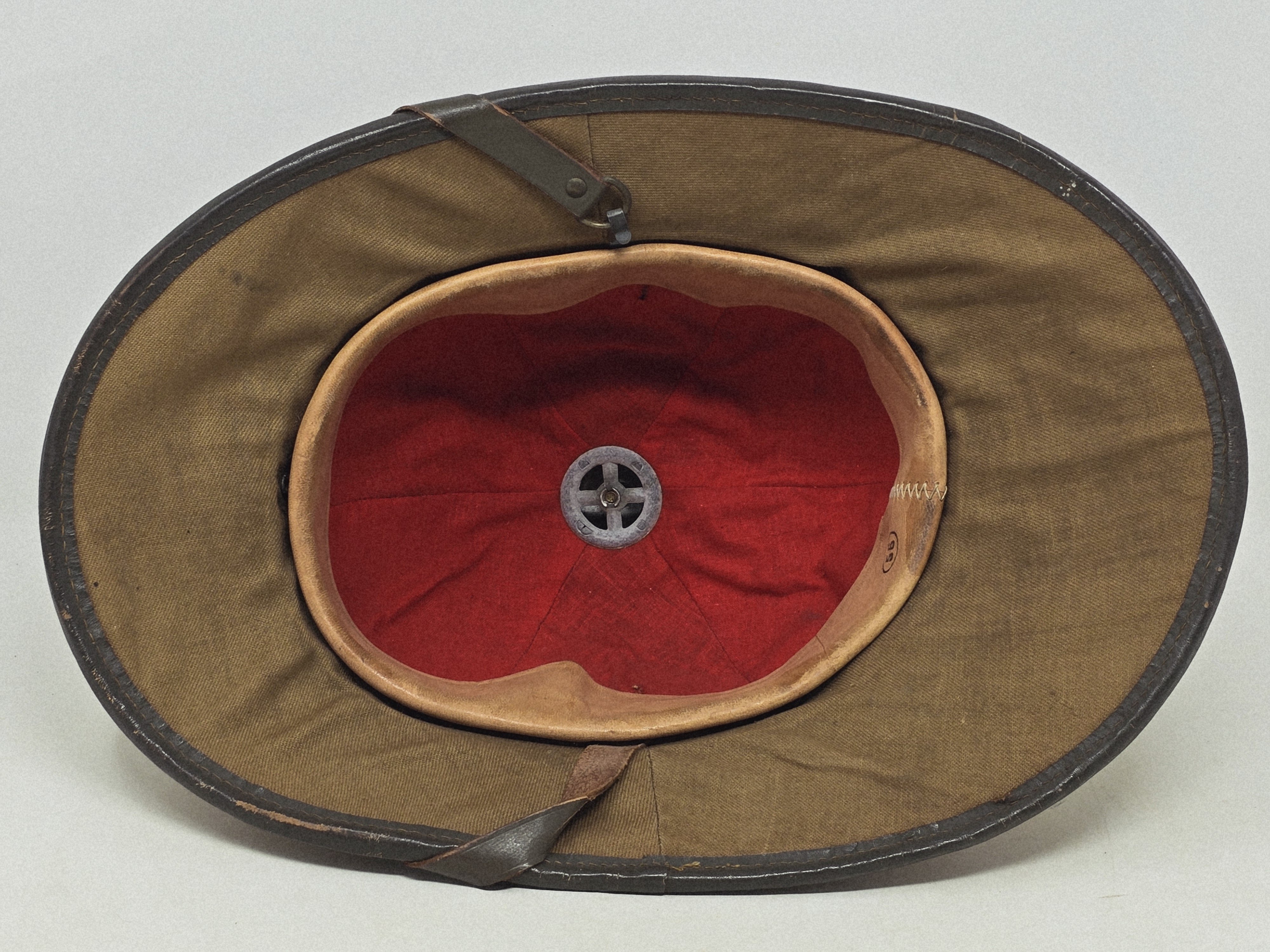 Kriegsmarine-Badged Heer DAK Pith Helmet — image 8