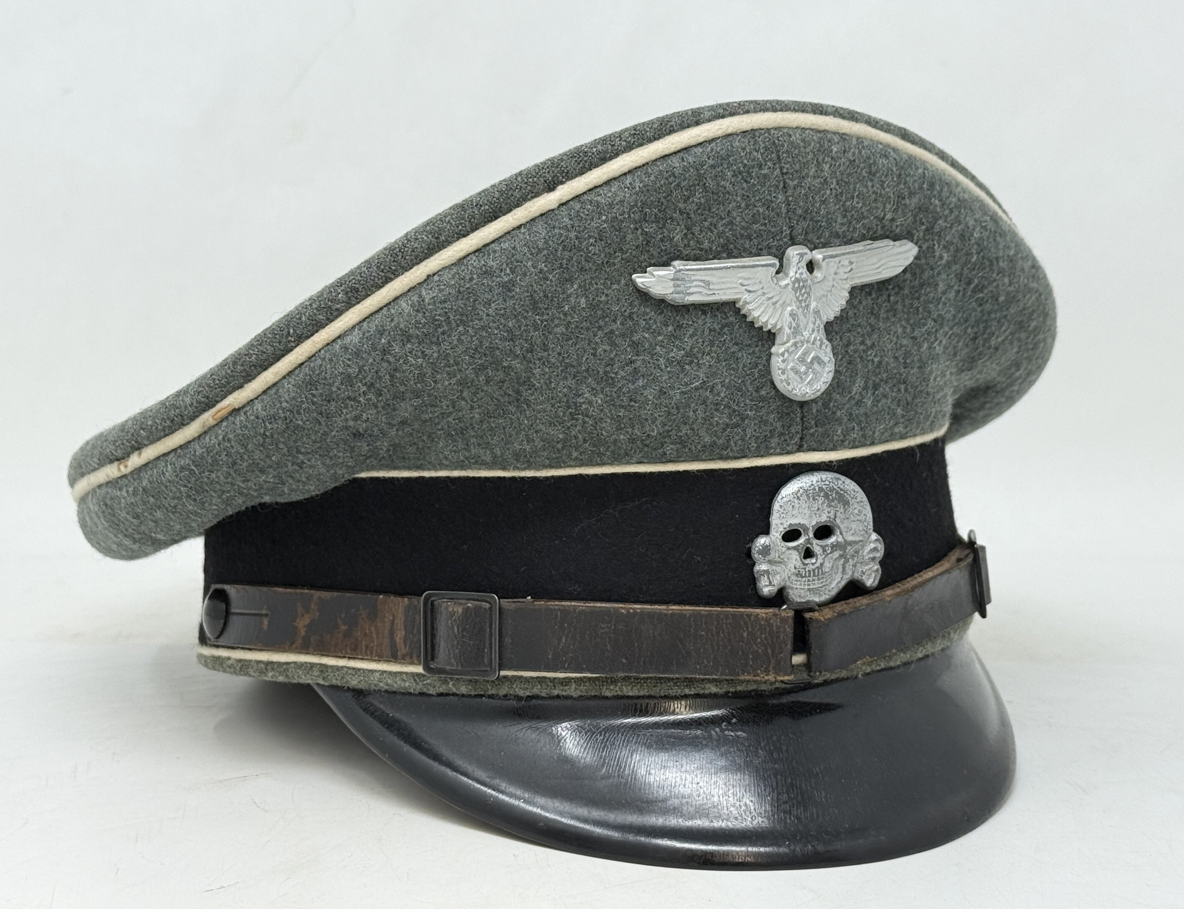 Waffen SS EM NCO Visor — image 2