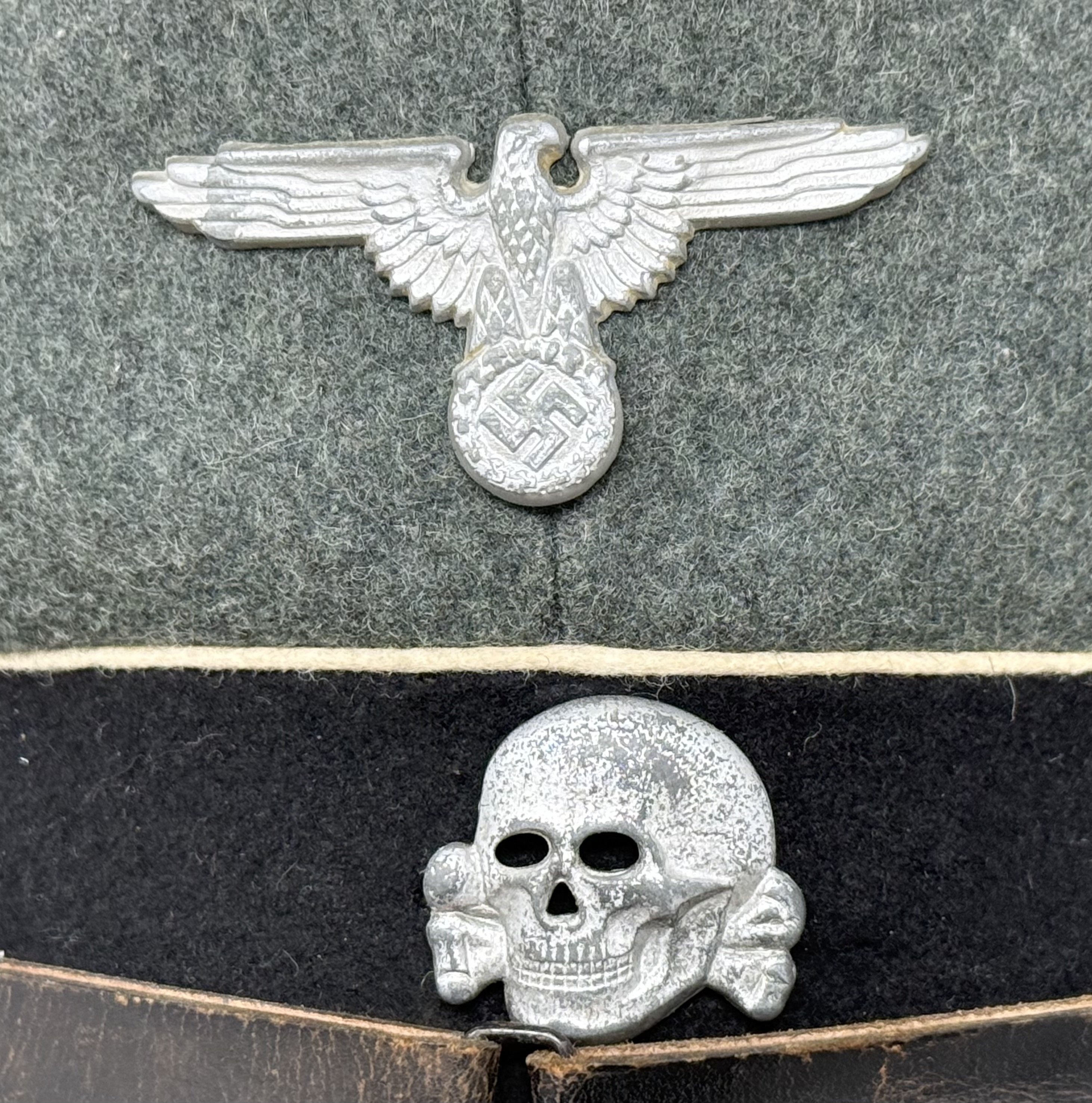 Waffen SS EM NCO Visor — image 20