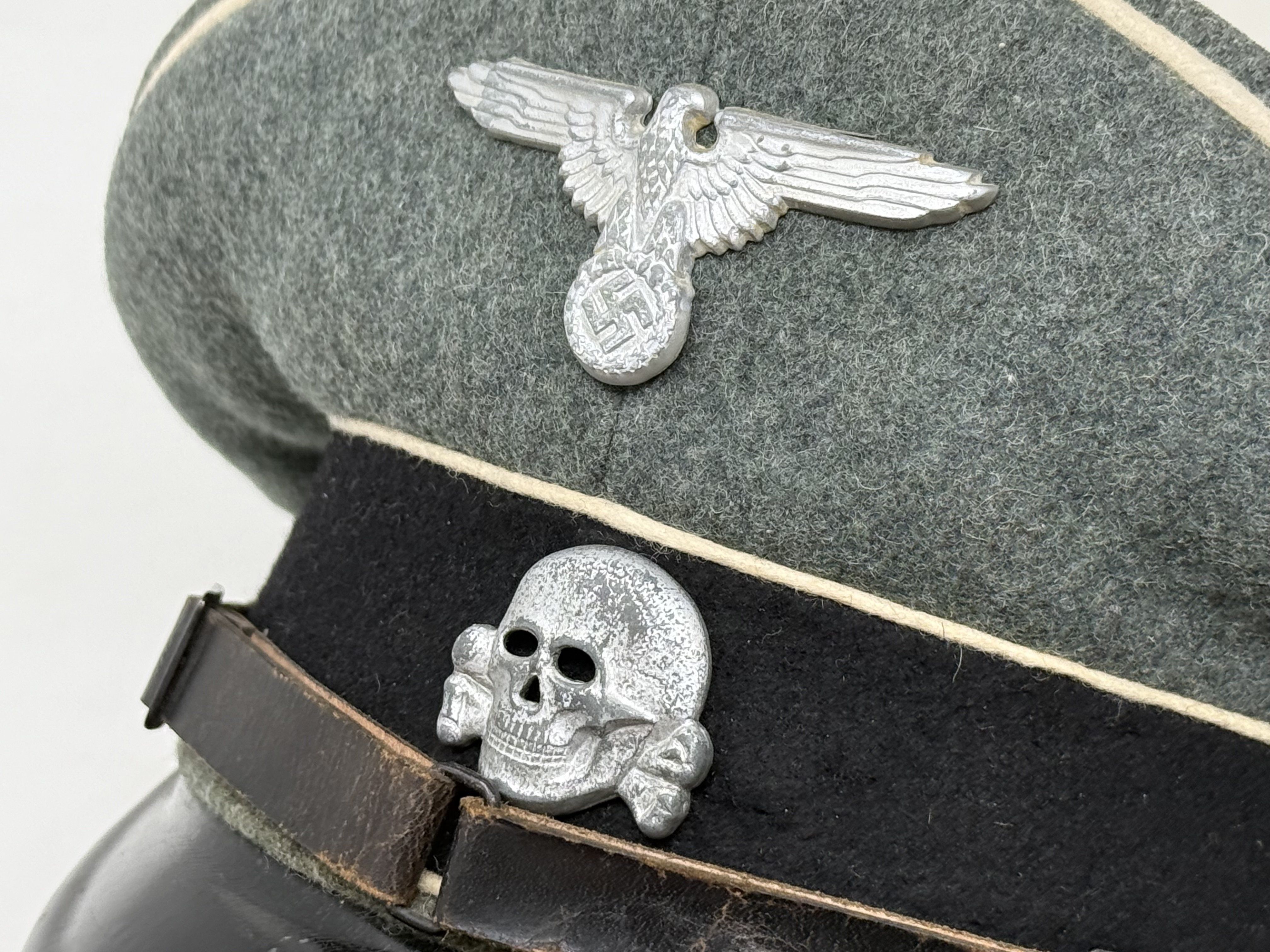Waffen SS EM NCO Visor — image 21