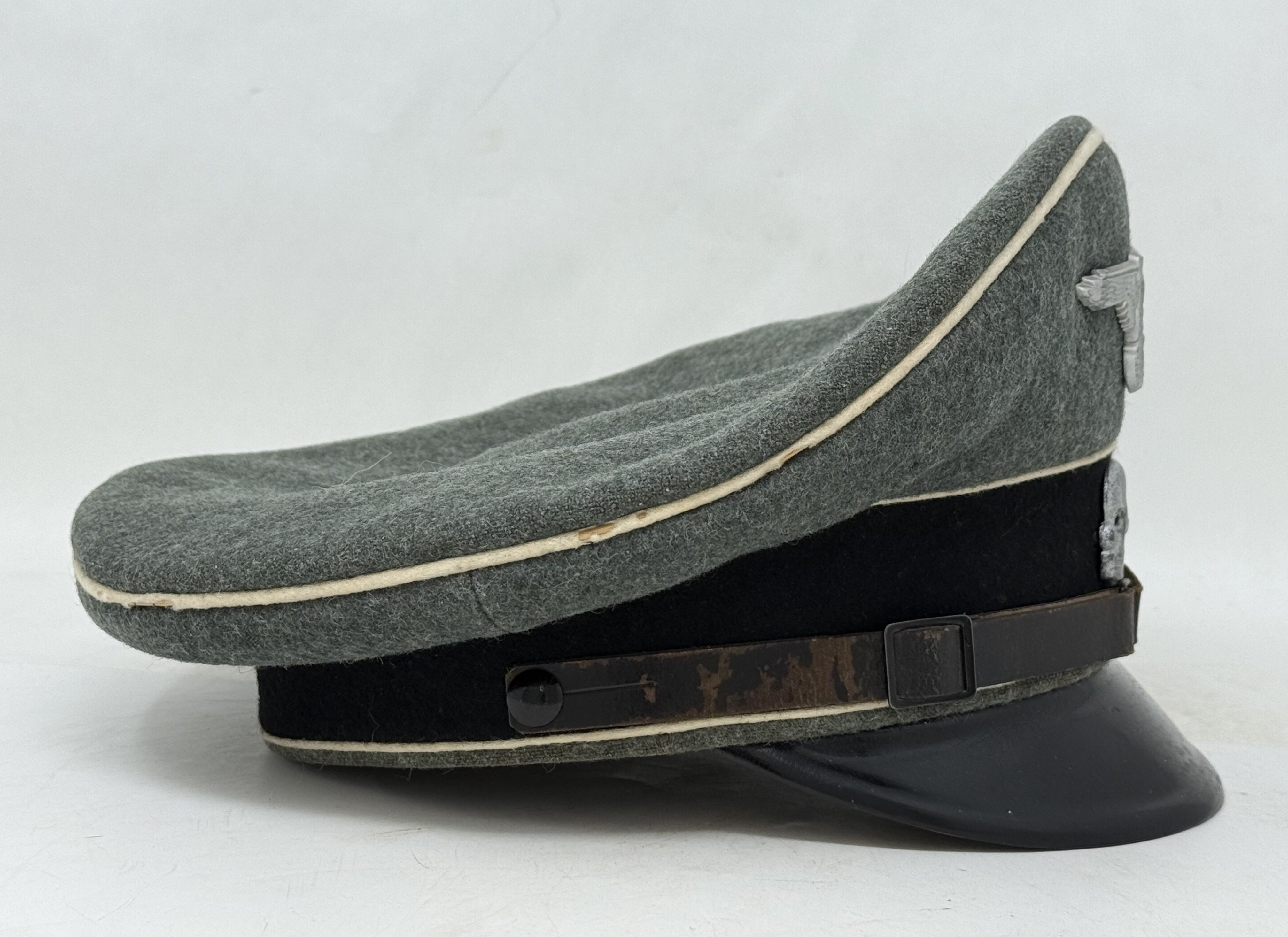 Waffen SS EM NCO Visor — image 3