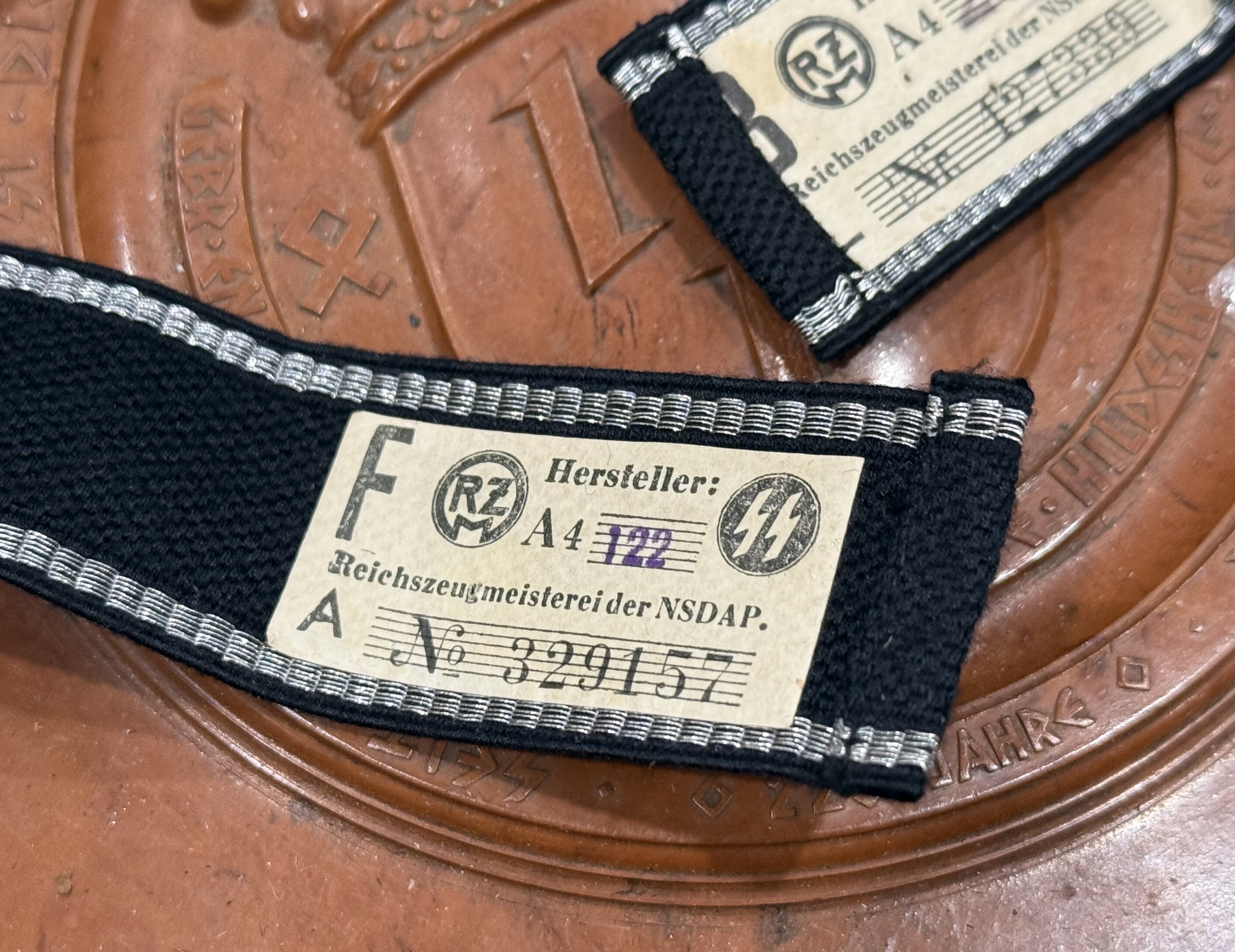 SS Officer WESTLAND Buillion Cuff Title — image 4