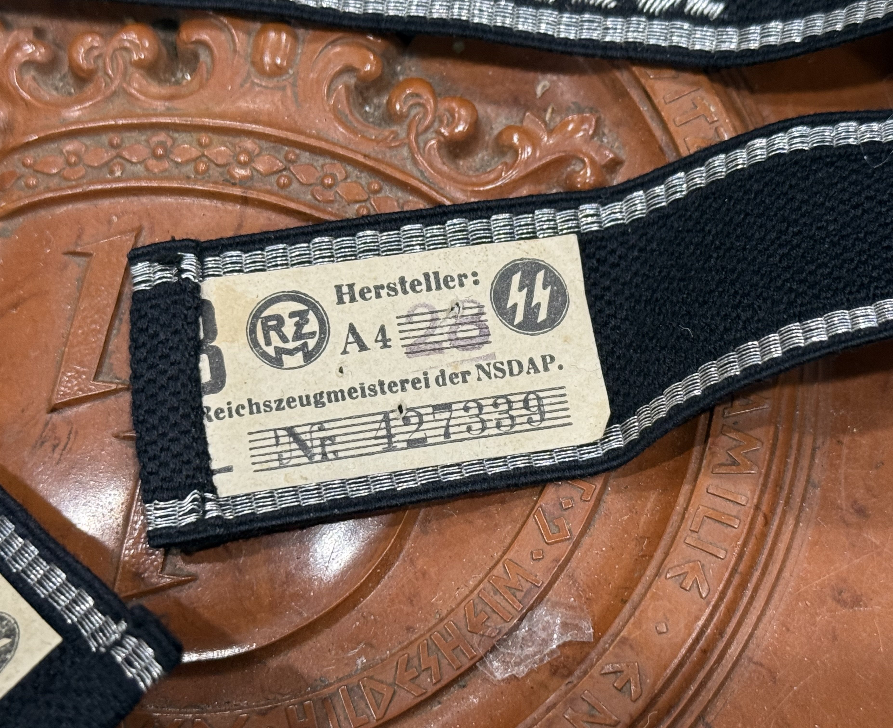 SS Officer WESTLAND Buillion Cuff Title — image 5