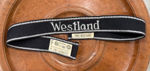 SS Officer WESTLAND Buillion Cuff Title
