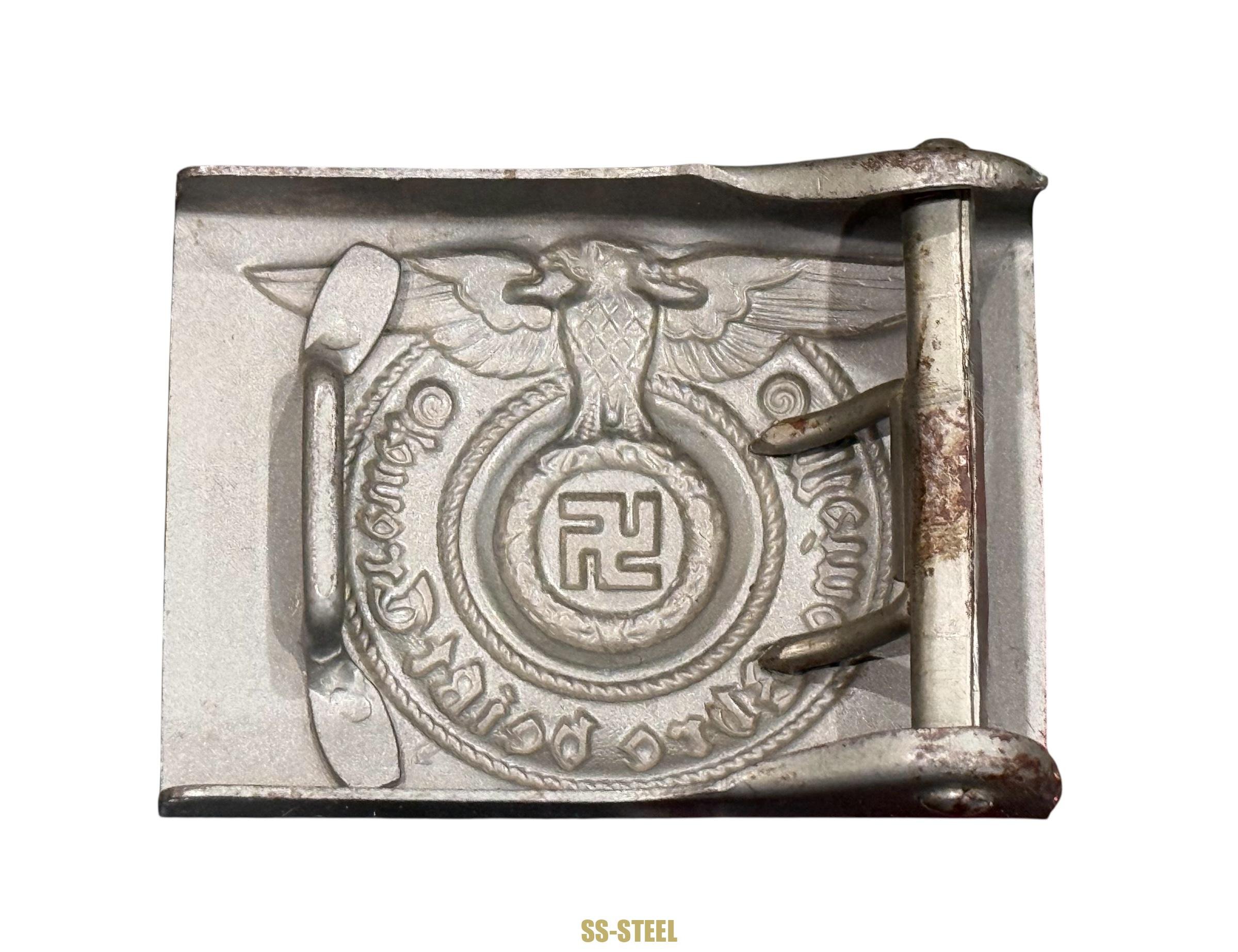 Waffen SS EM NCO Buckle – RZM 155/43 SS — image 3