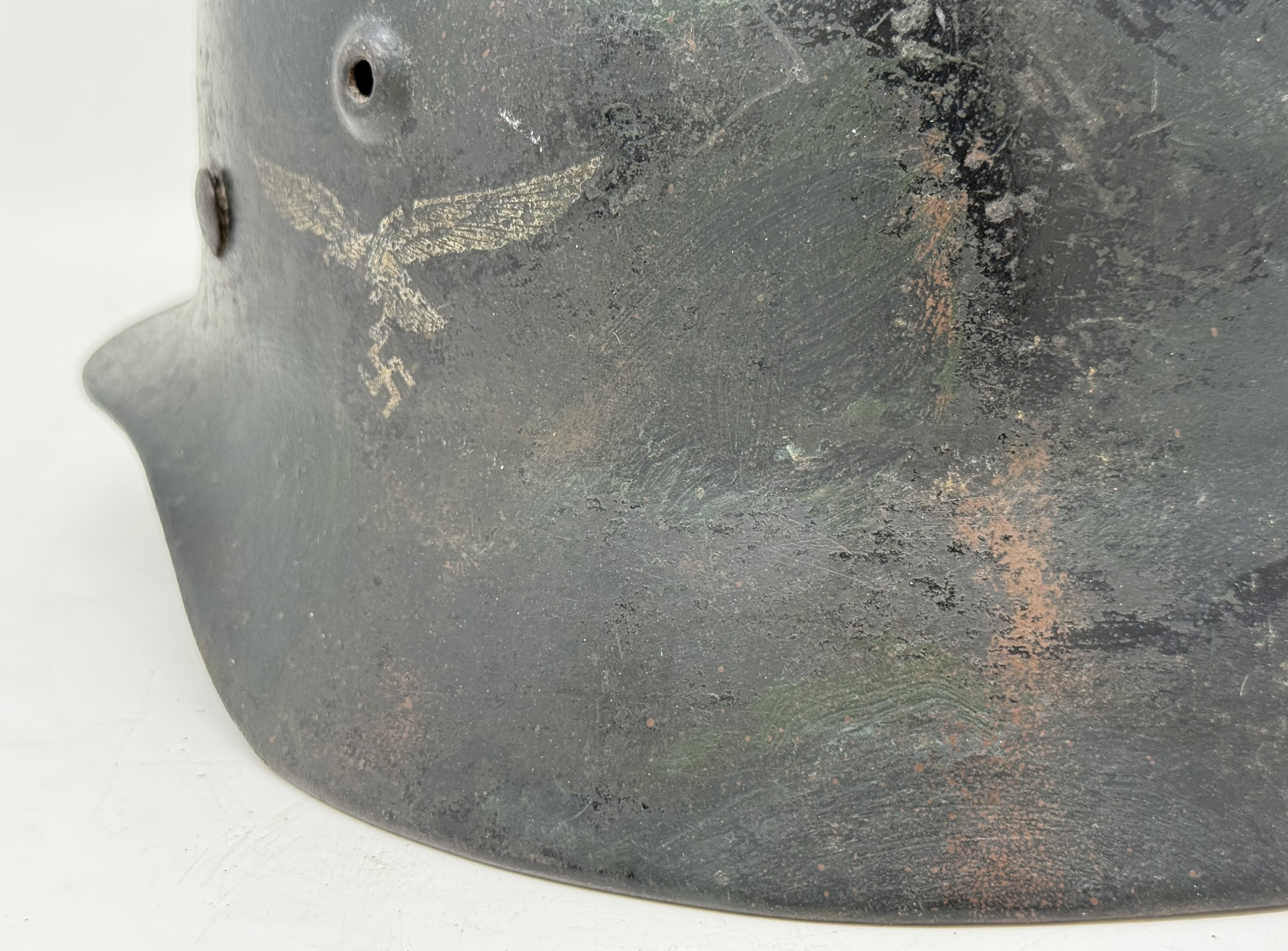 Luftwaffe M40 Single Decal Camo Helmet — image 16