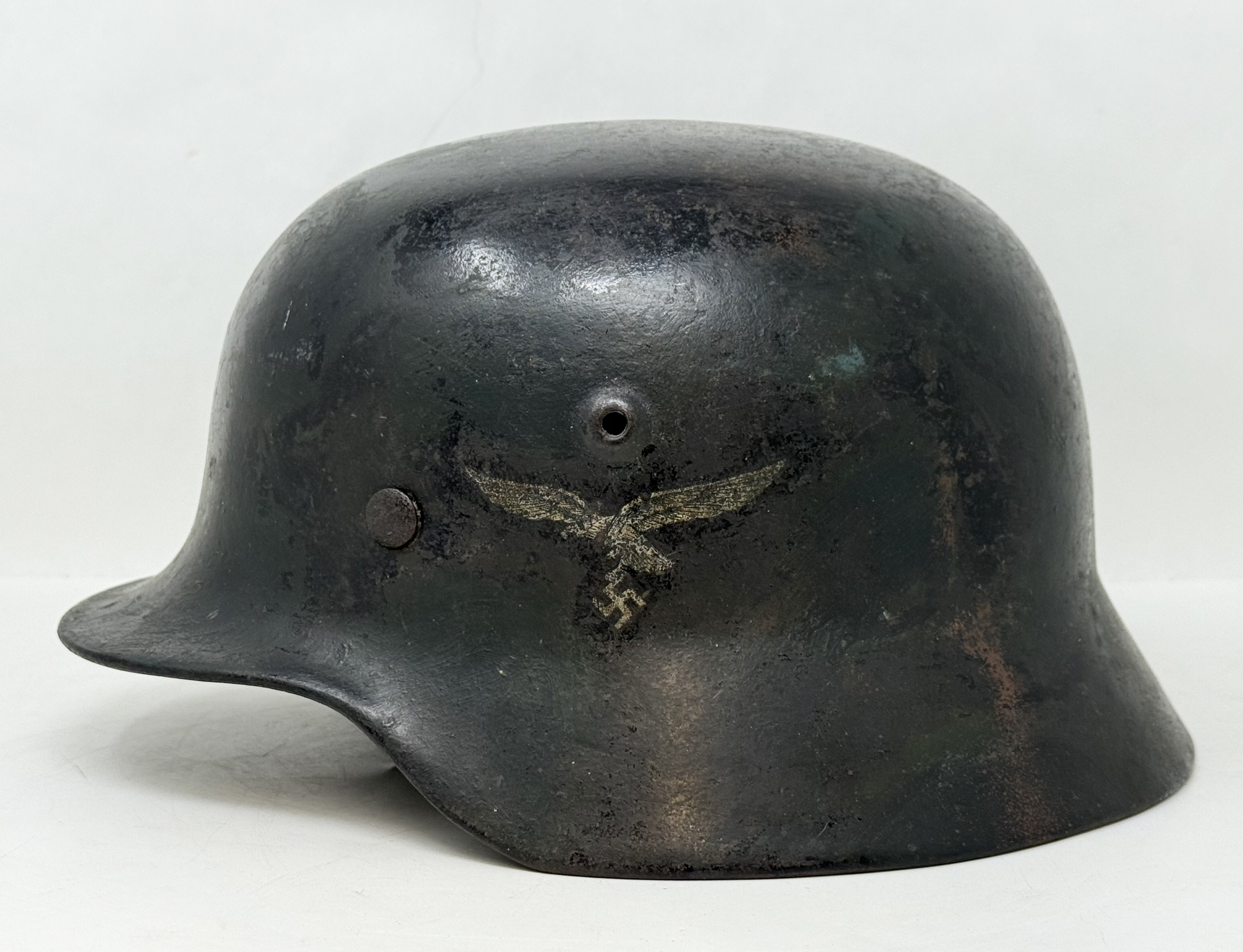 Luftwaffe M40 Single Decal Camo Helmet — image 2