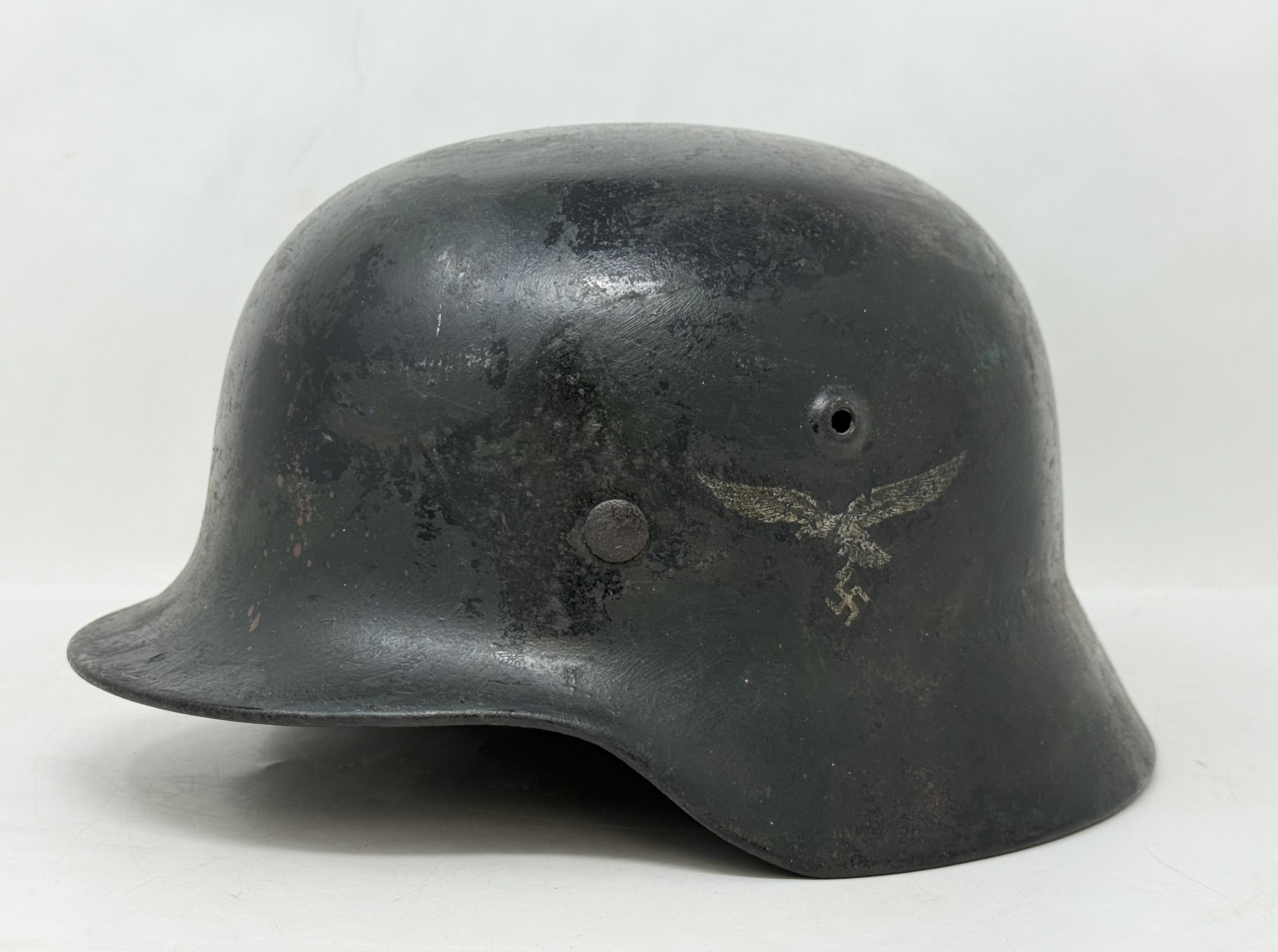 Luftwaffe M40 Single Decal Camo Helmet — image 3