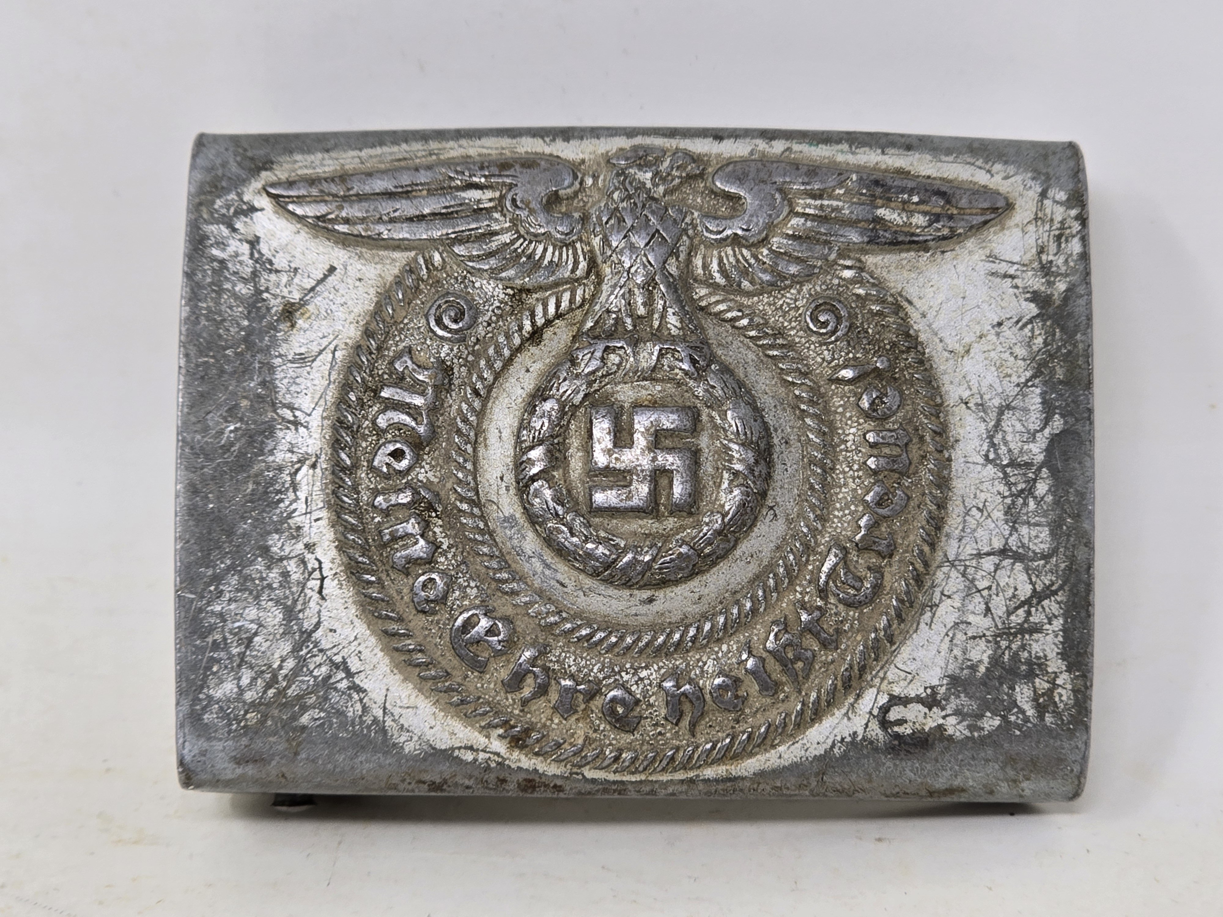 Waffen-SS Service Used Buckle, NCO / Enlisted — image 2