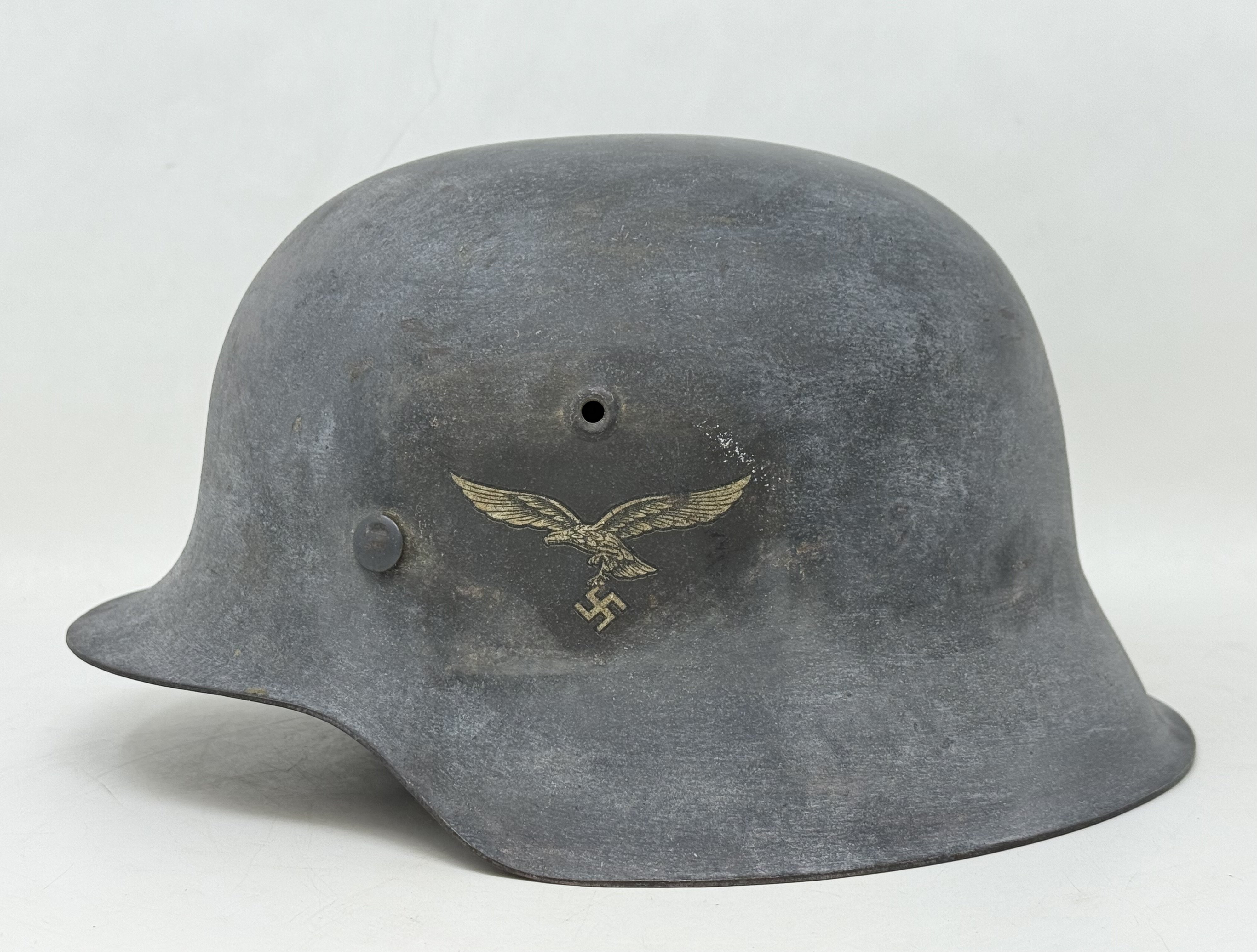 Luftwaffe M42 Single Decal Whitewash Camo Helmet — image 2