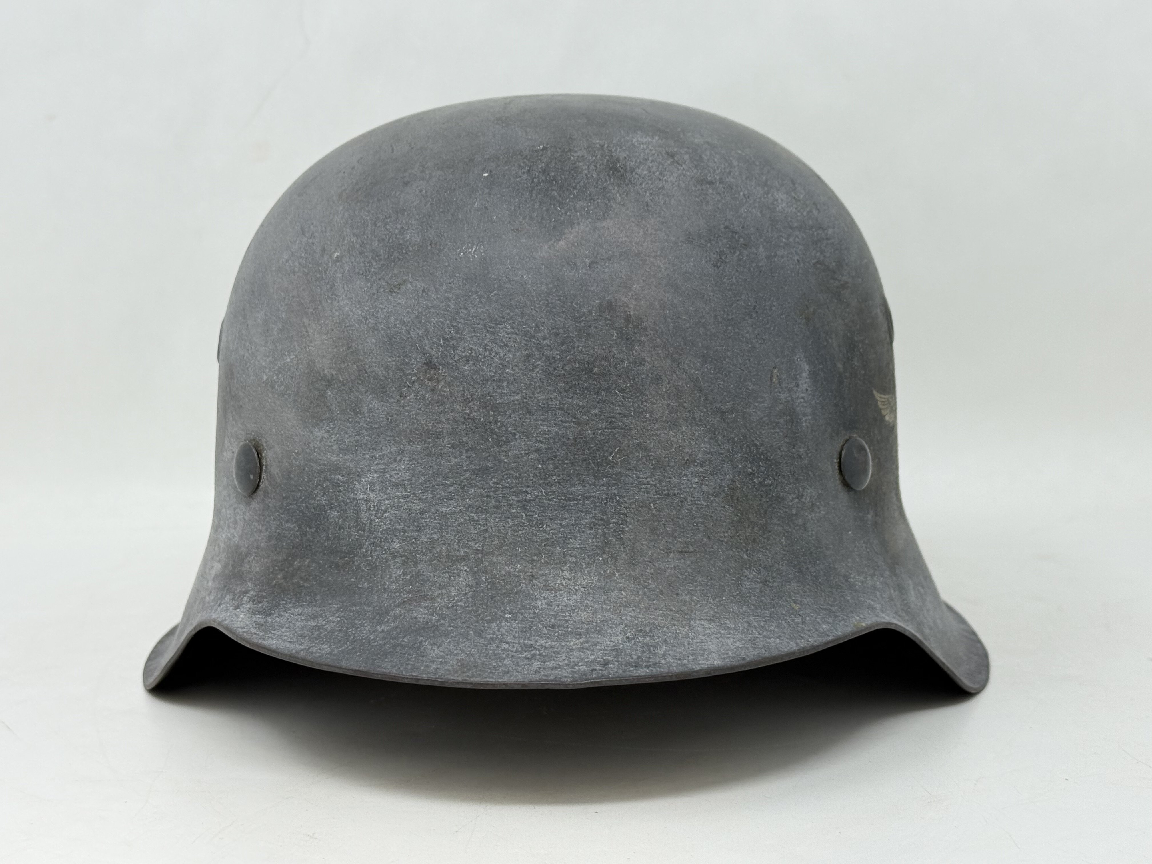 Luftwaffe M42 Single Decal Whitewash Camo Helmet — image 4