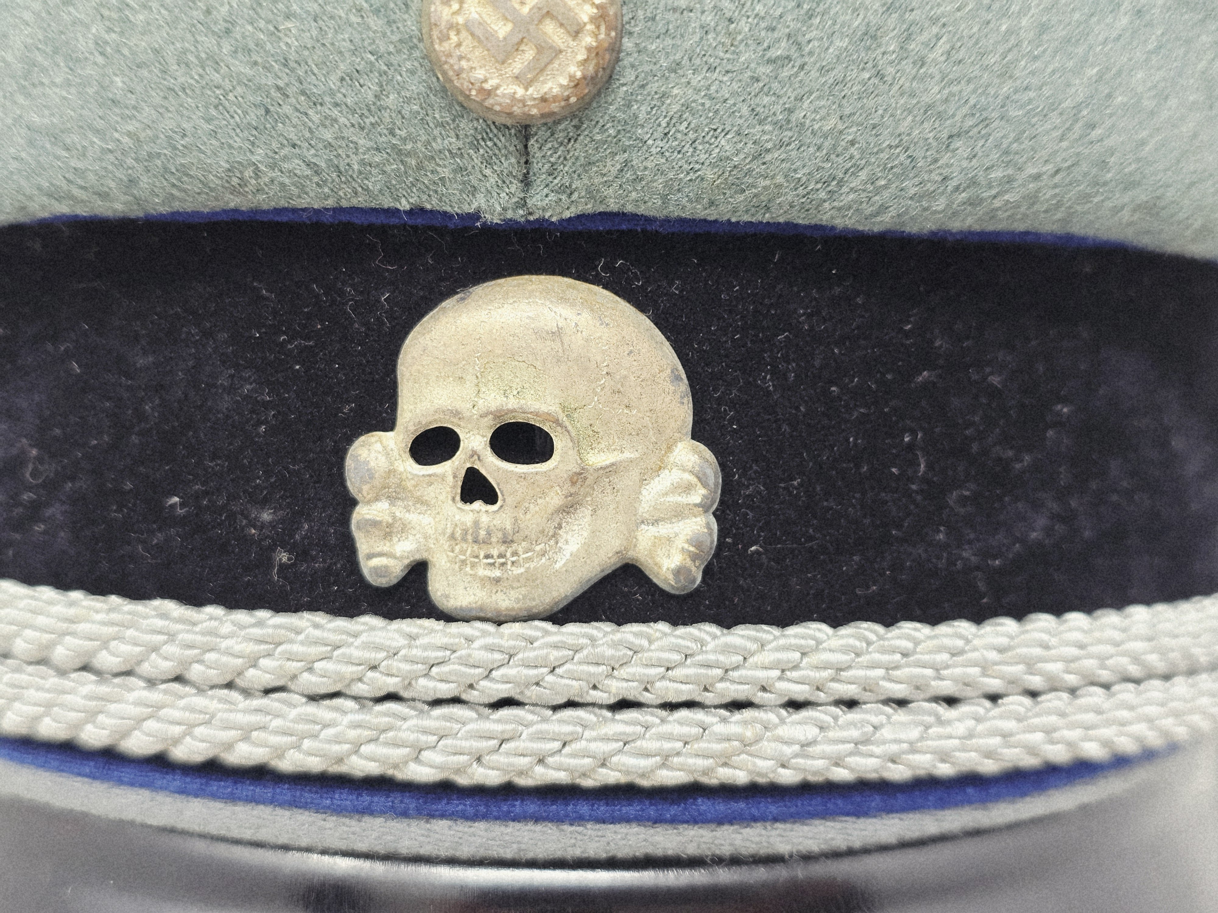 Stunning SS Medical Officer's Visor Cap — image 3