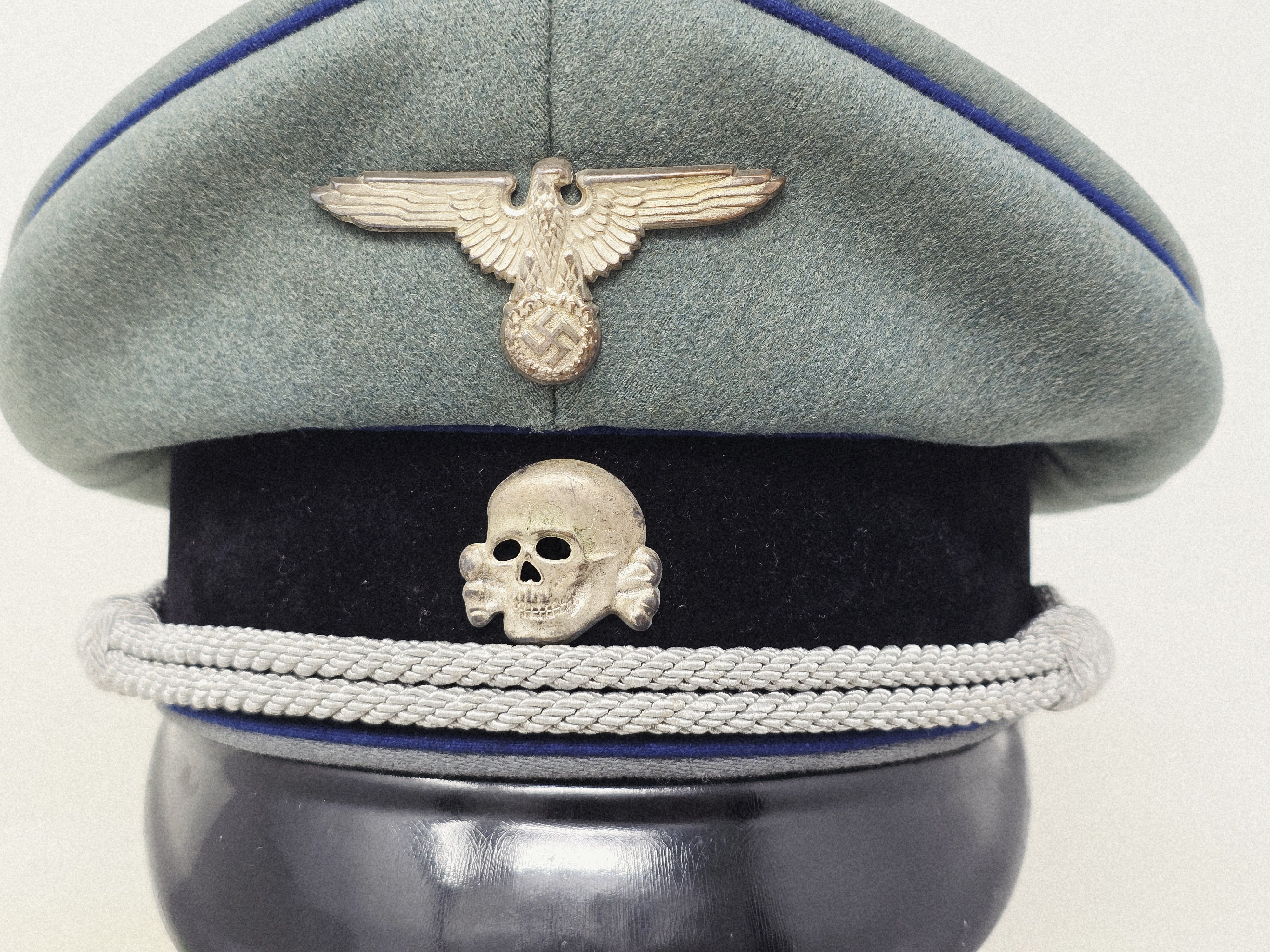 Stunning SS Medical Officer's Visor Cap — image 4