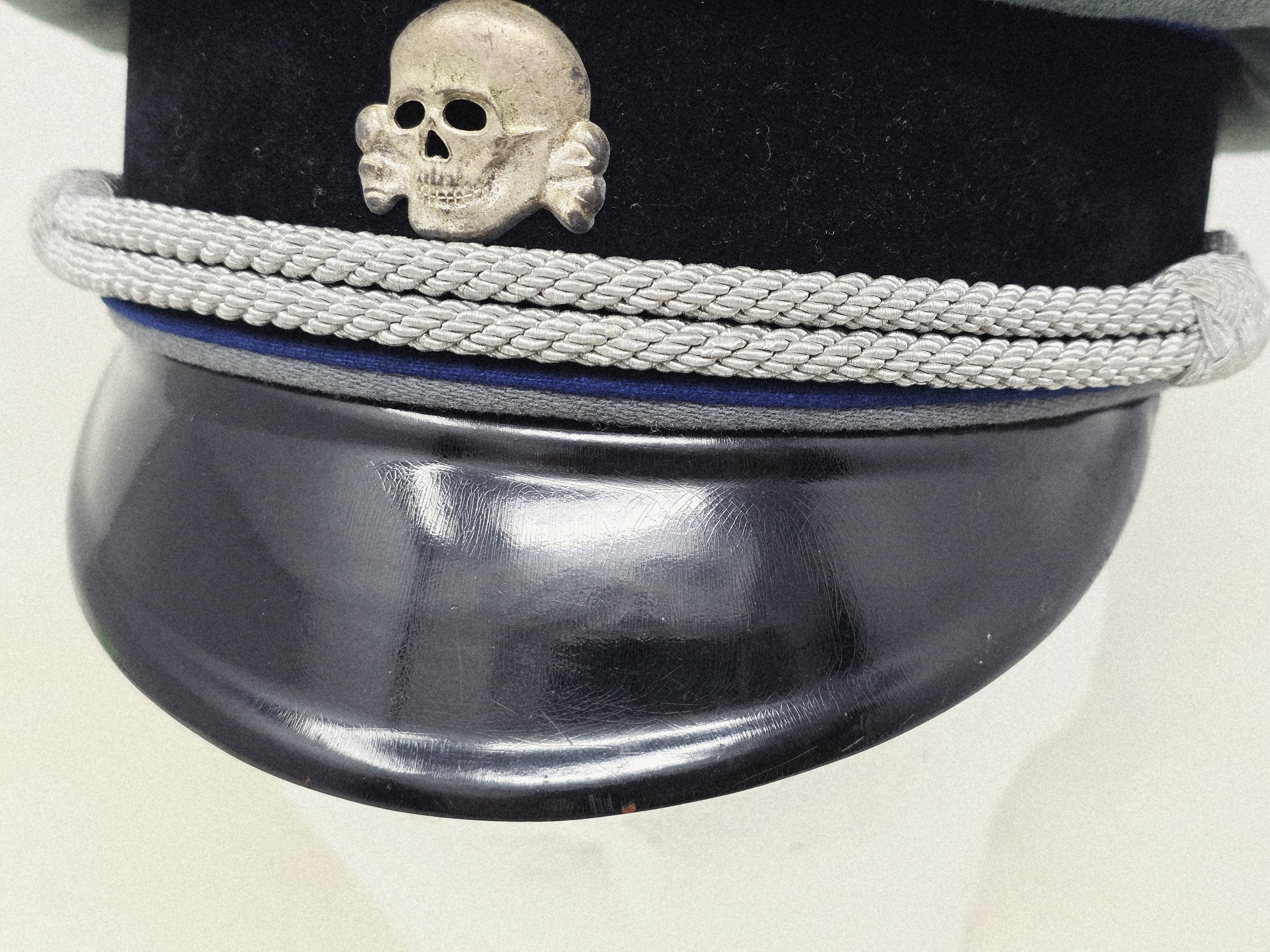 Stunning SS Medical Officer's Visor Cap — image 5