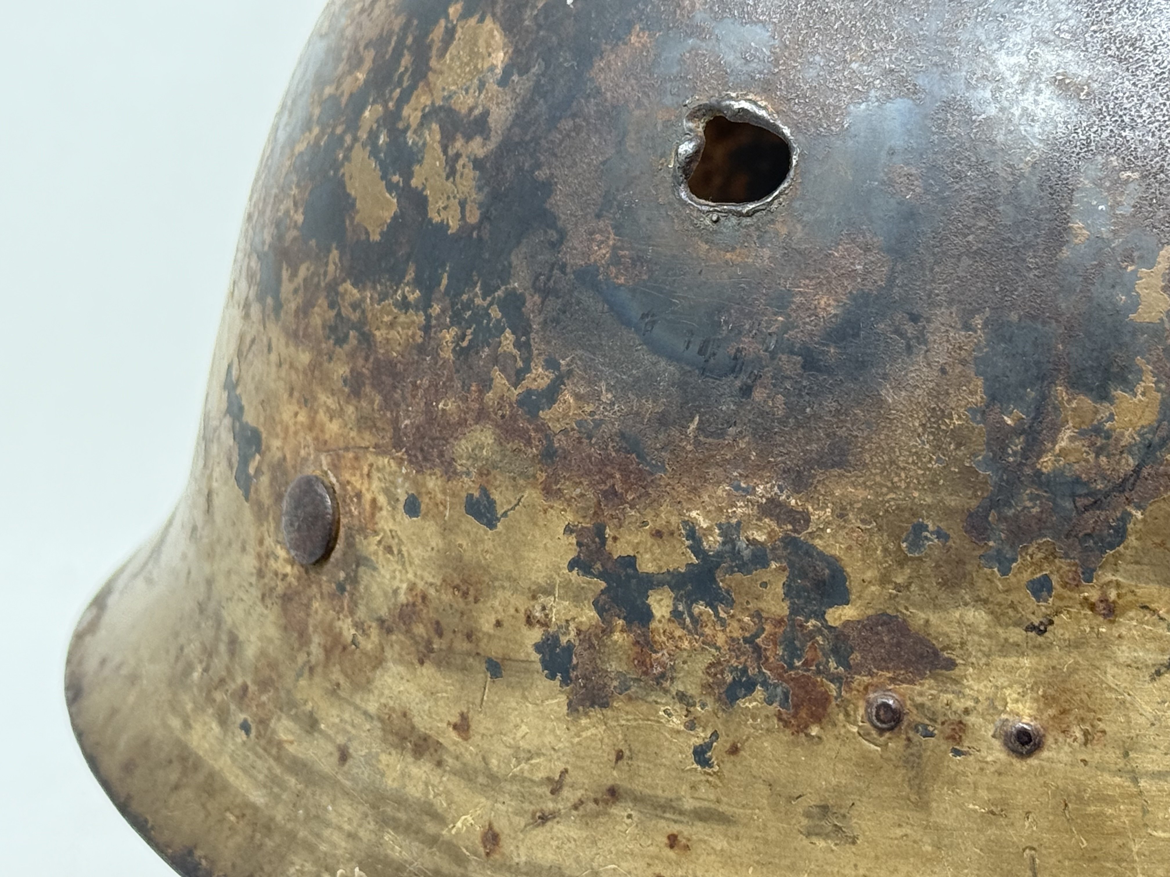 Japanese Type 90 Battle Damage Helmet — image 11