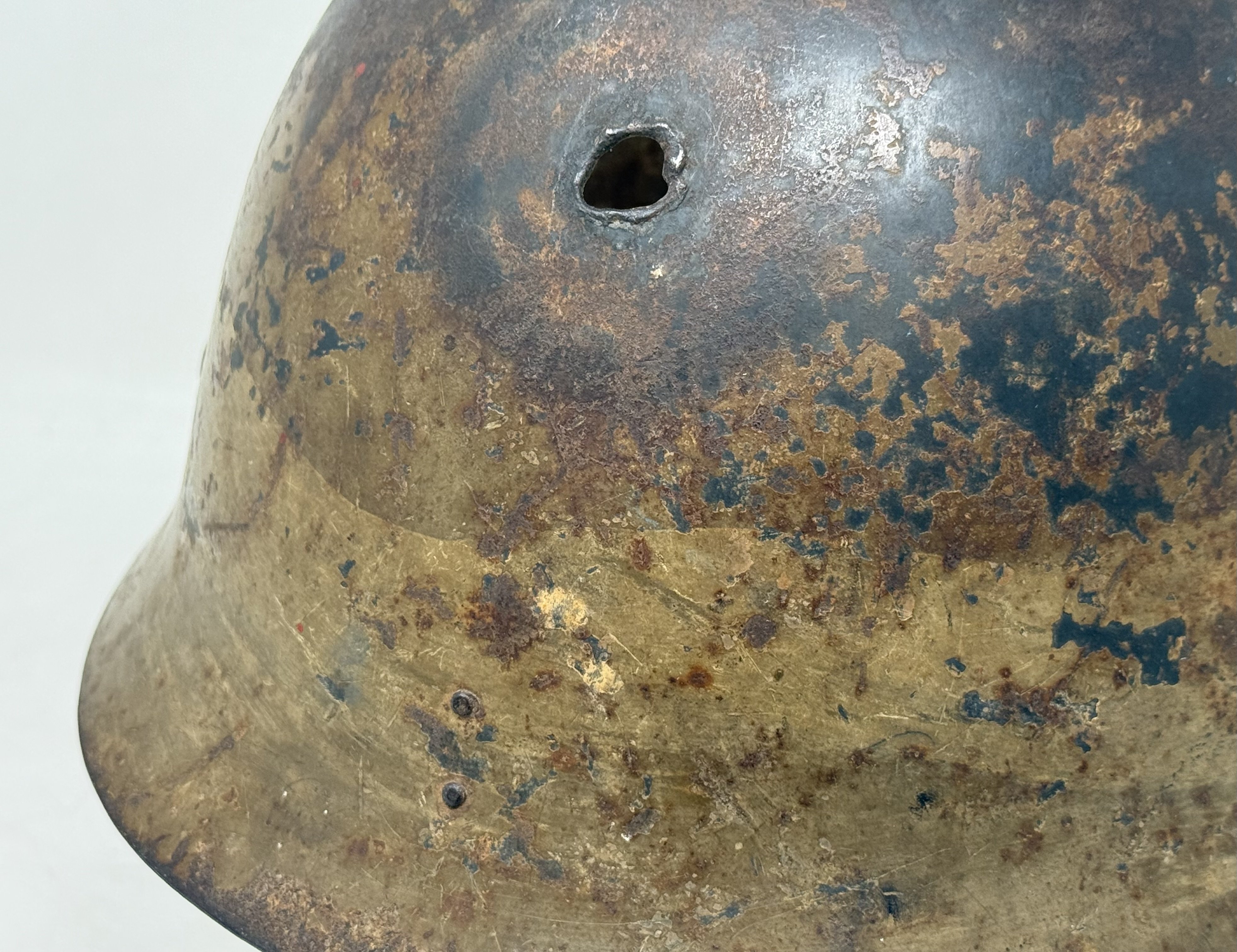 Japanese Type 90 Battle Damage Helmet — image 12