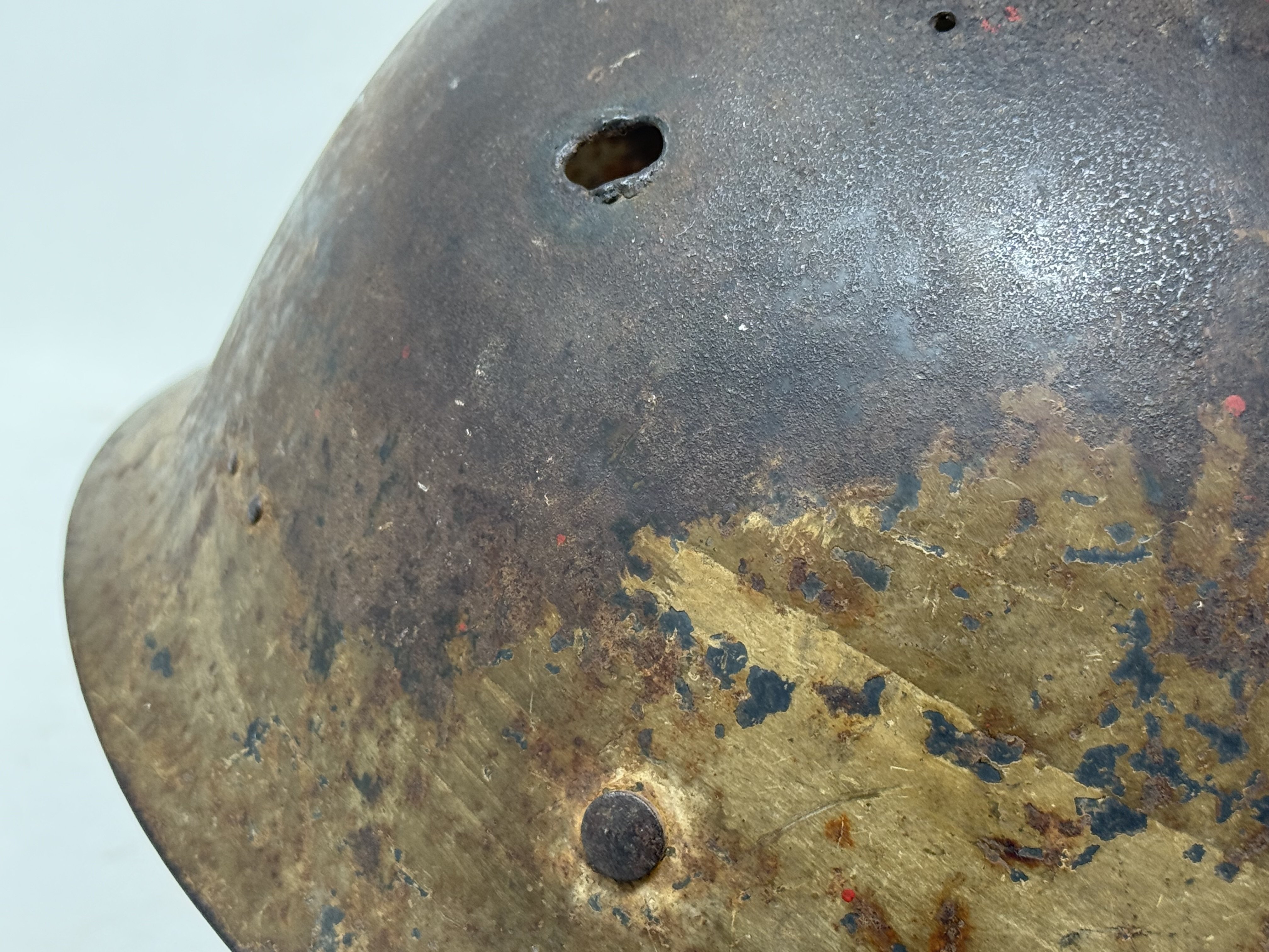 Japanese Type 90 Battle Damage Helmet — image 13